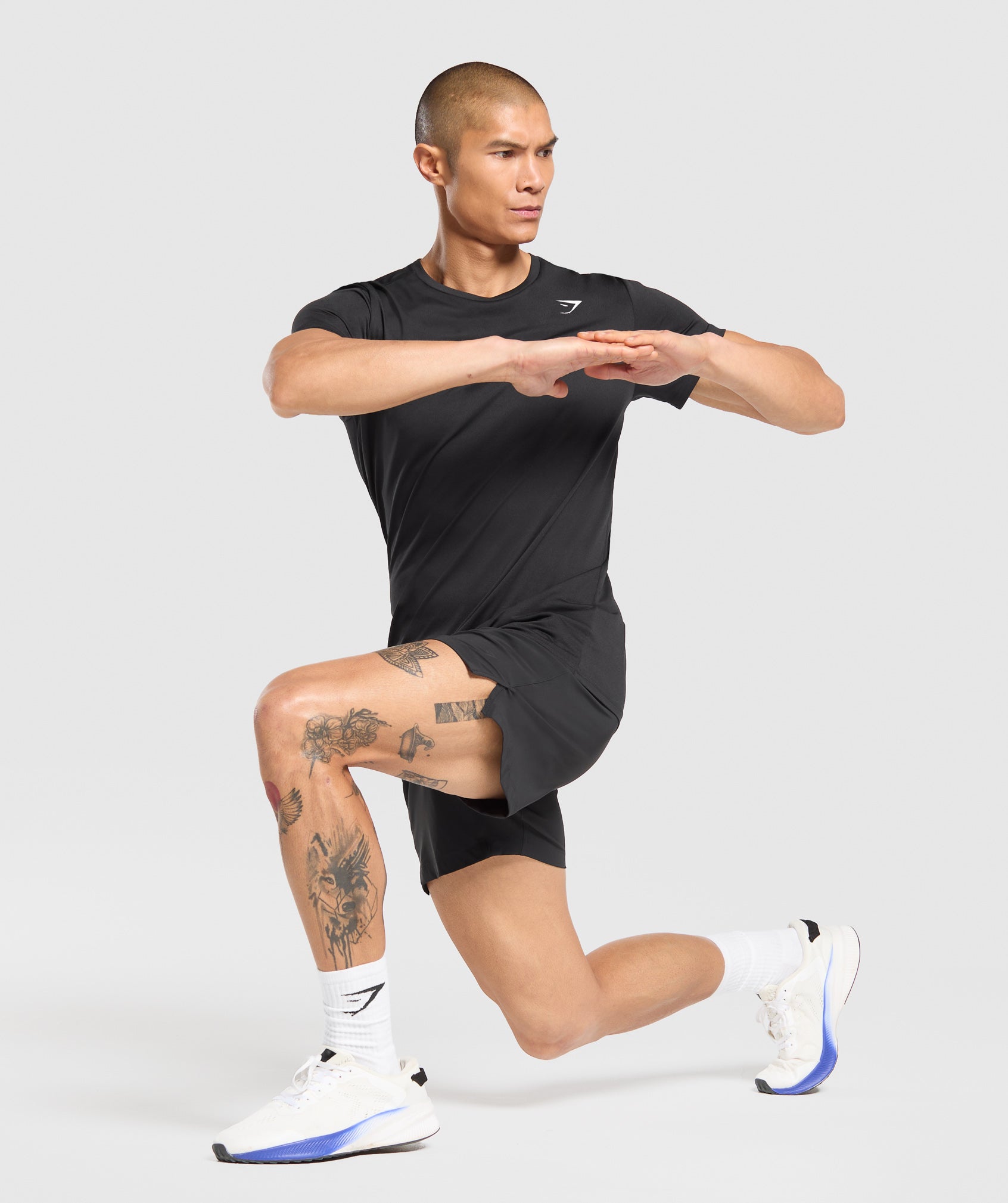 Gymshark Hybrid 6" Shorts Black