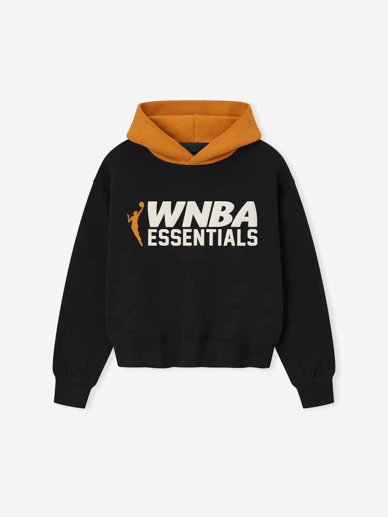 Essentials Womens Wnba Classic Hoodie Vintage Black/Orange