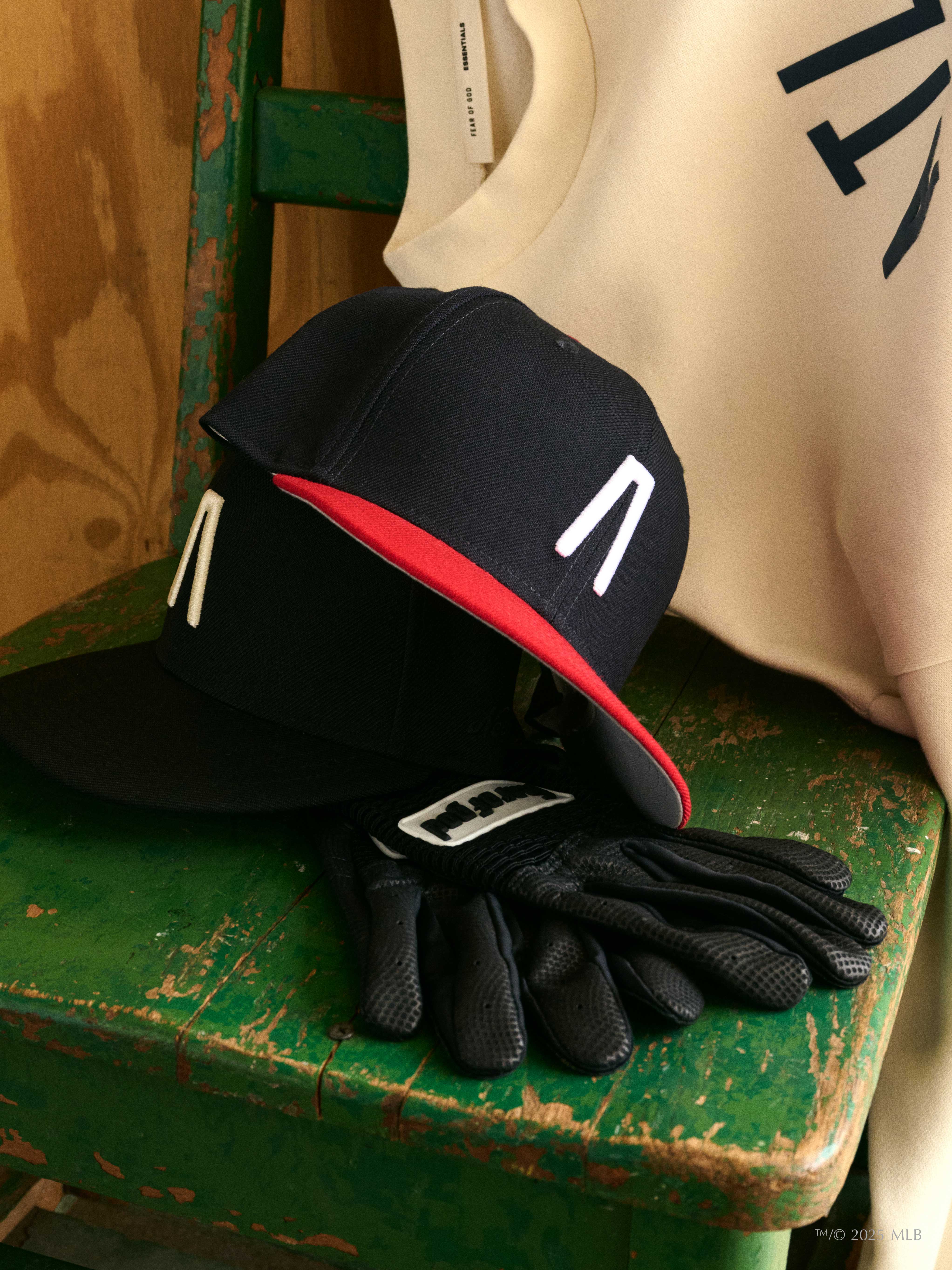 Essentials Fear Of God Essentials Mlb 59Fifty Cap Navy