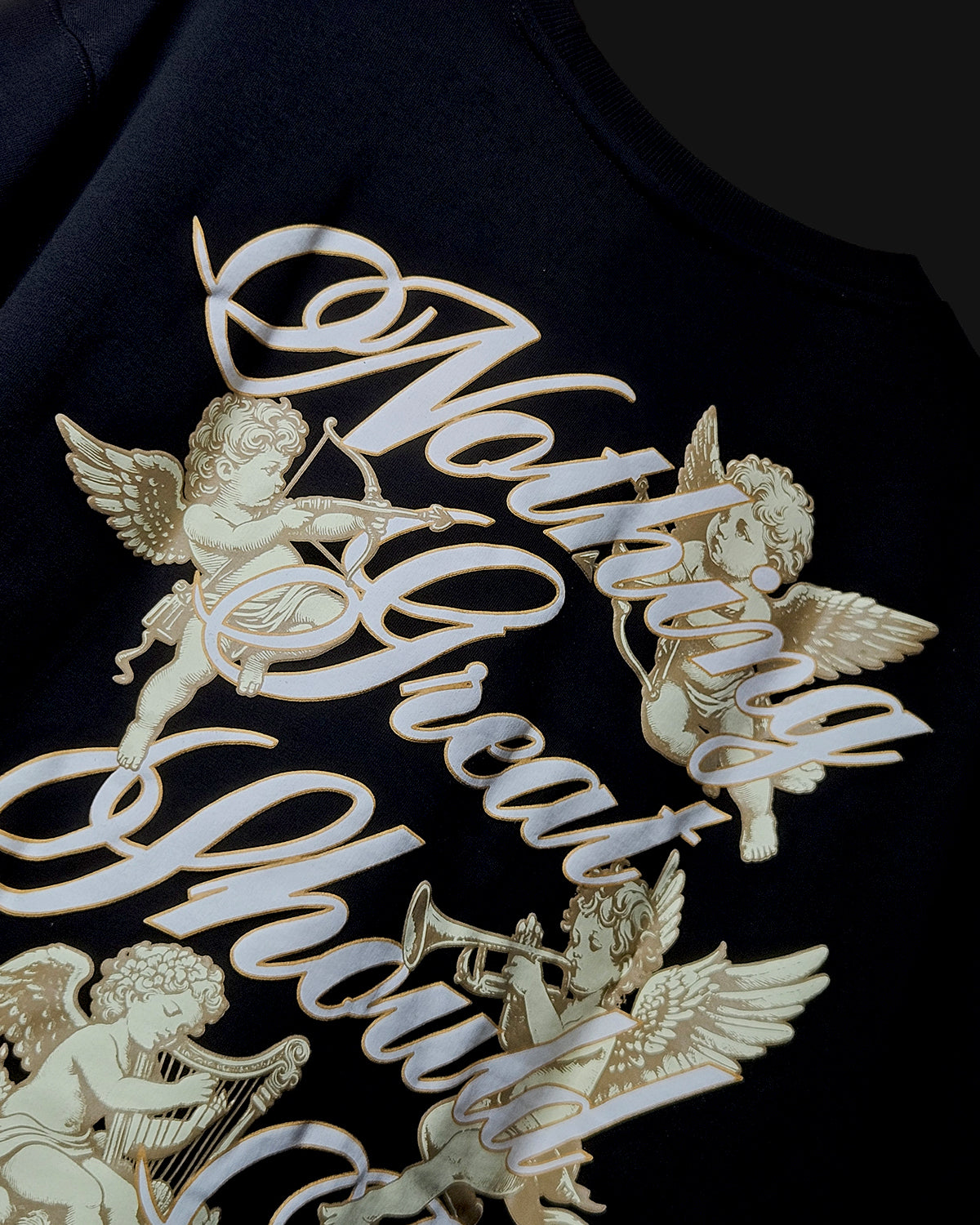 BLACK CHERUBS T-SHIRT