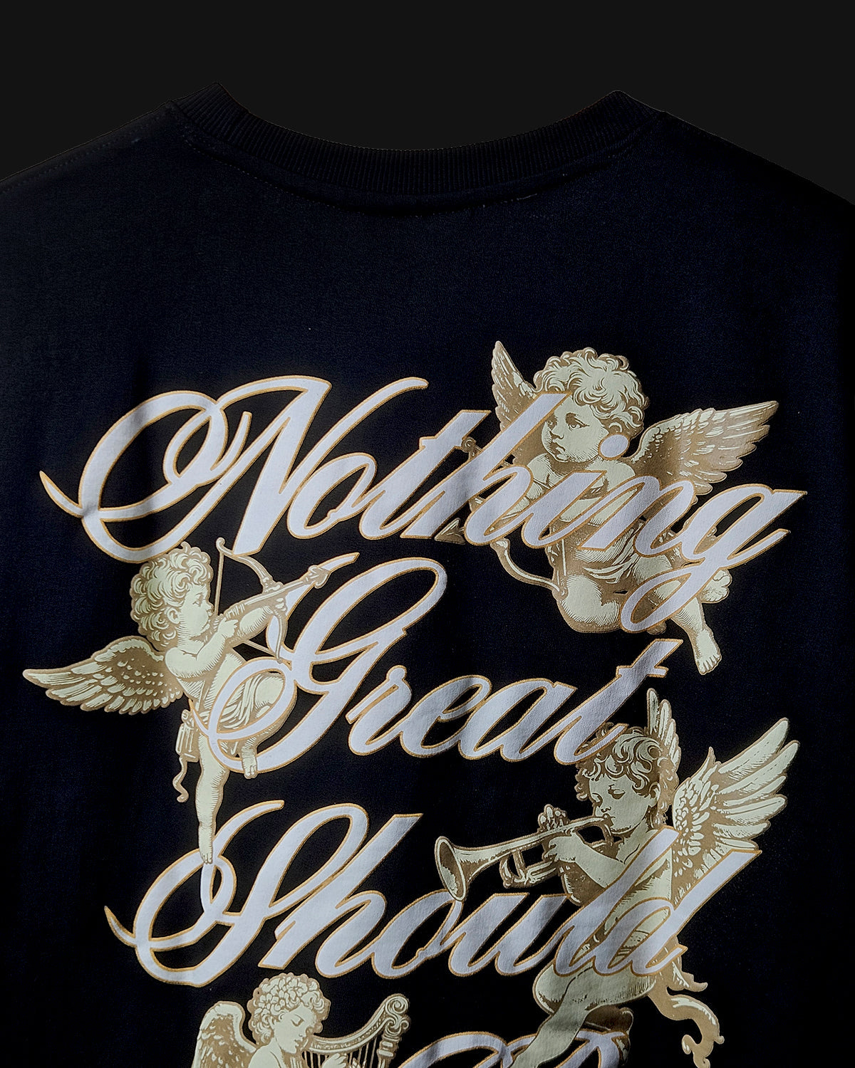 BLACK CHERUBS T-SHIRT