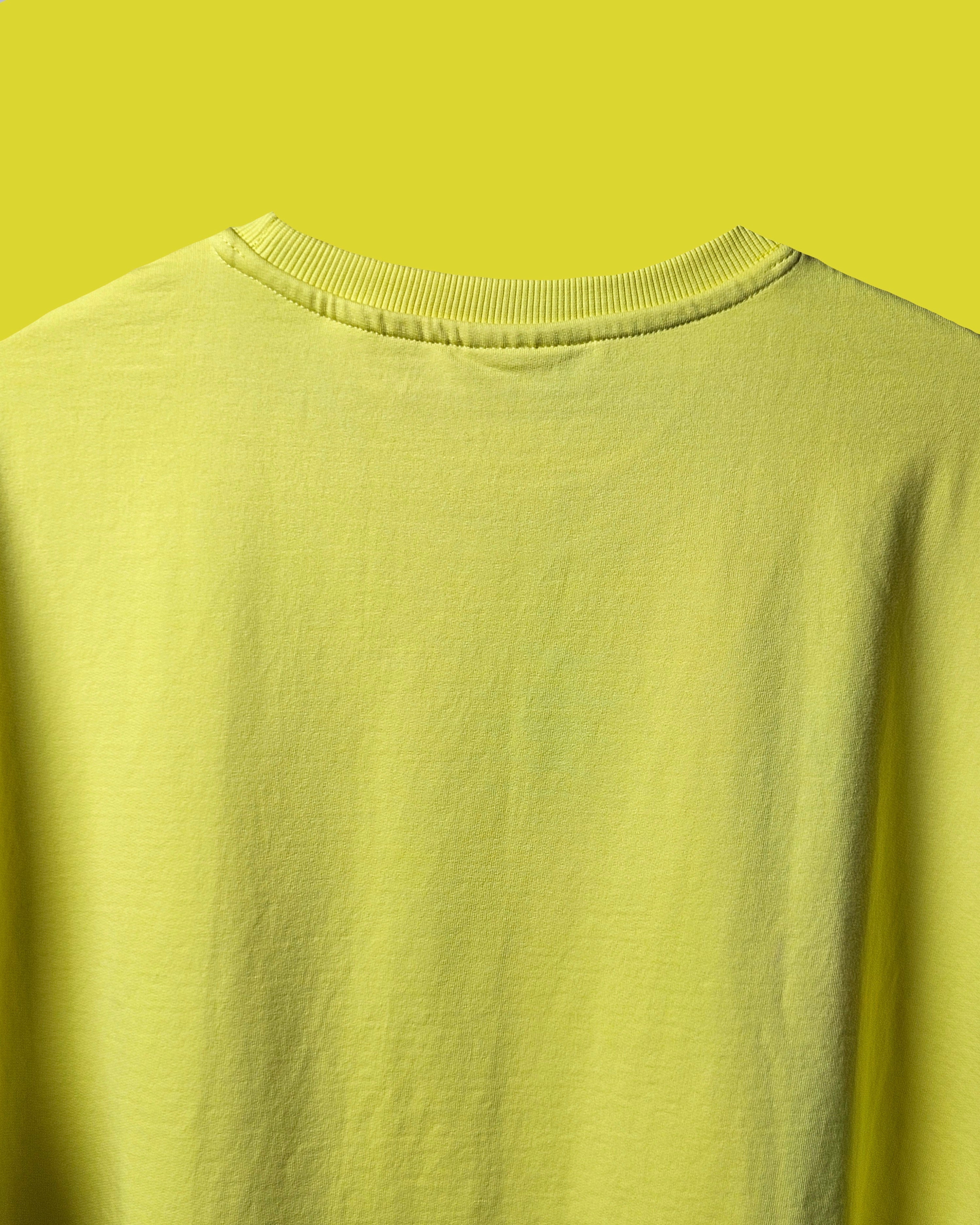 LIME YELLOW FAMILY PHOTO T-SHIRT