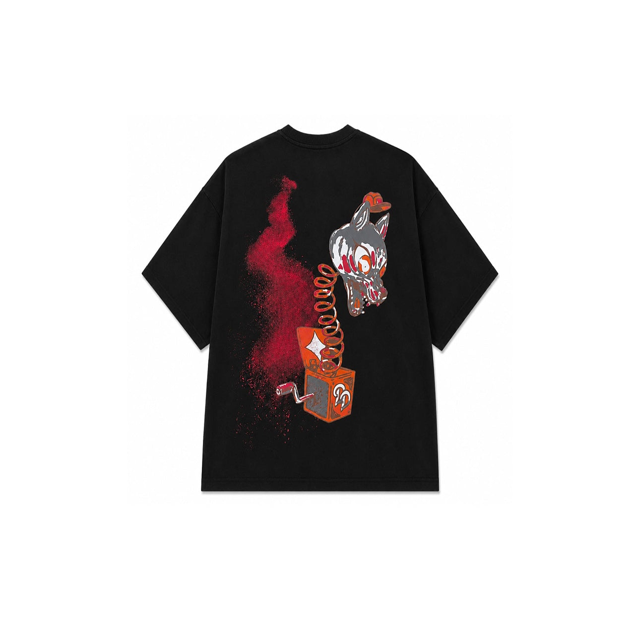 DARK SECRET BLACK MEN’S OVERSIZED T-SHIRT