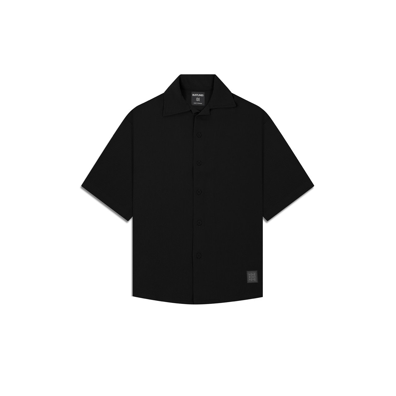 BLACK CO-ORD SET MEN'S SHIRT