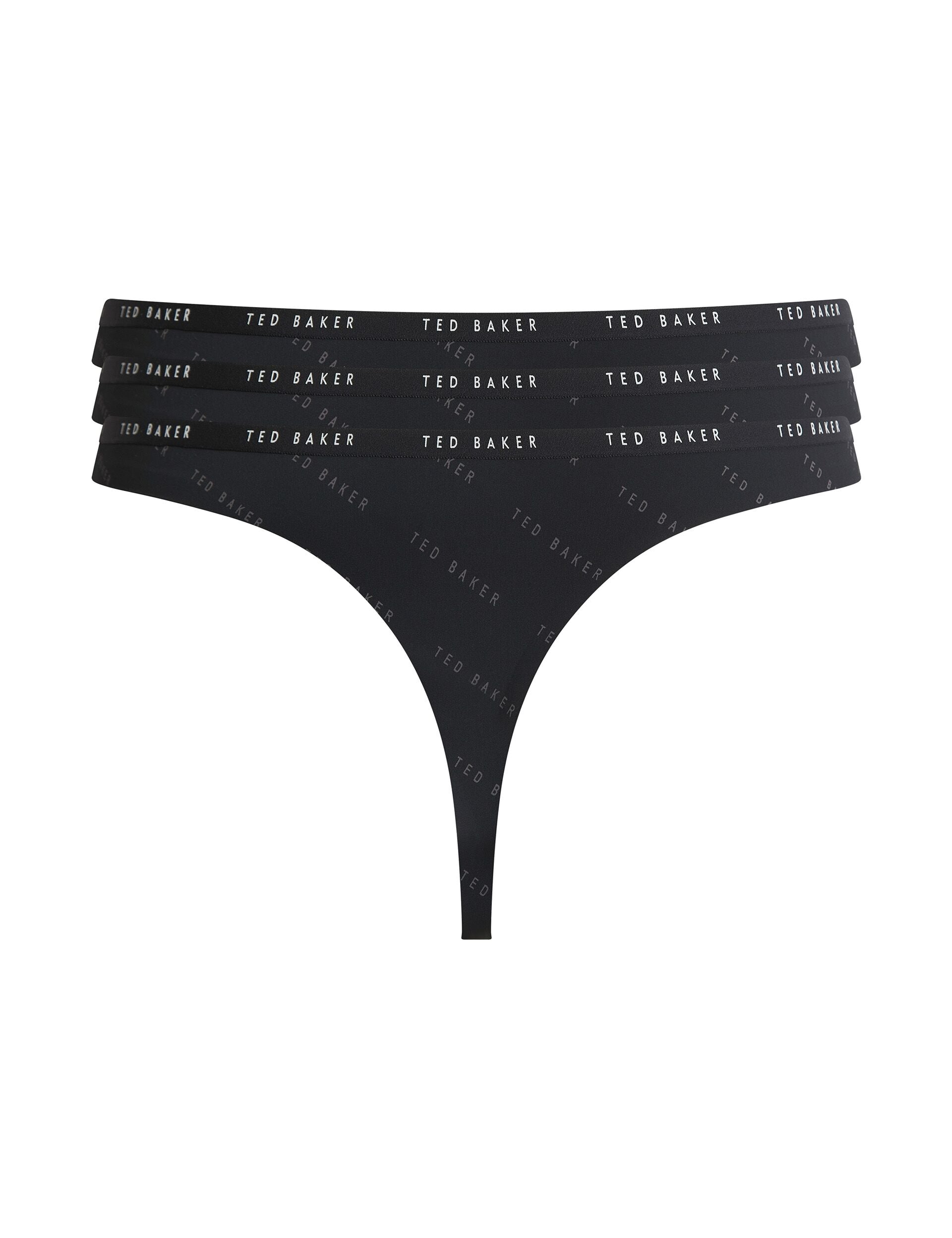 Ted Baker Indie 3Pack Branded Noshow Thongs Women's