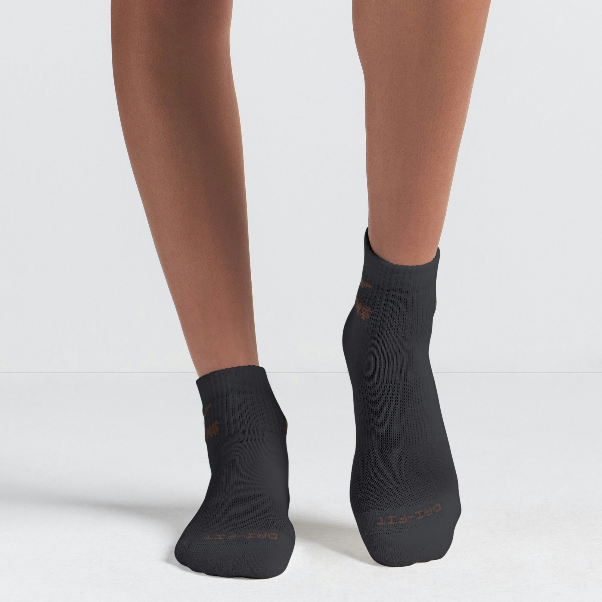 Skims Nikeskims Accessories Dri-Fit Quarter Crew Sock 3-Pack Dark Sepia Multi
