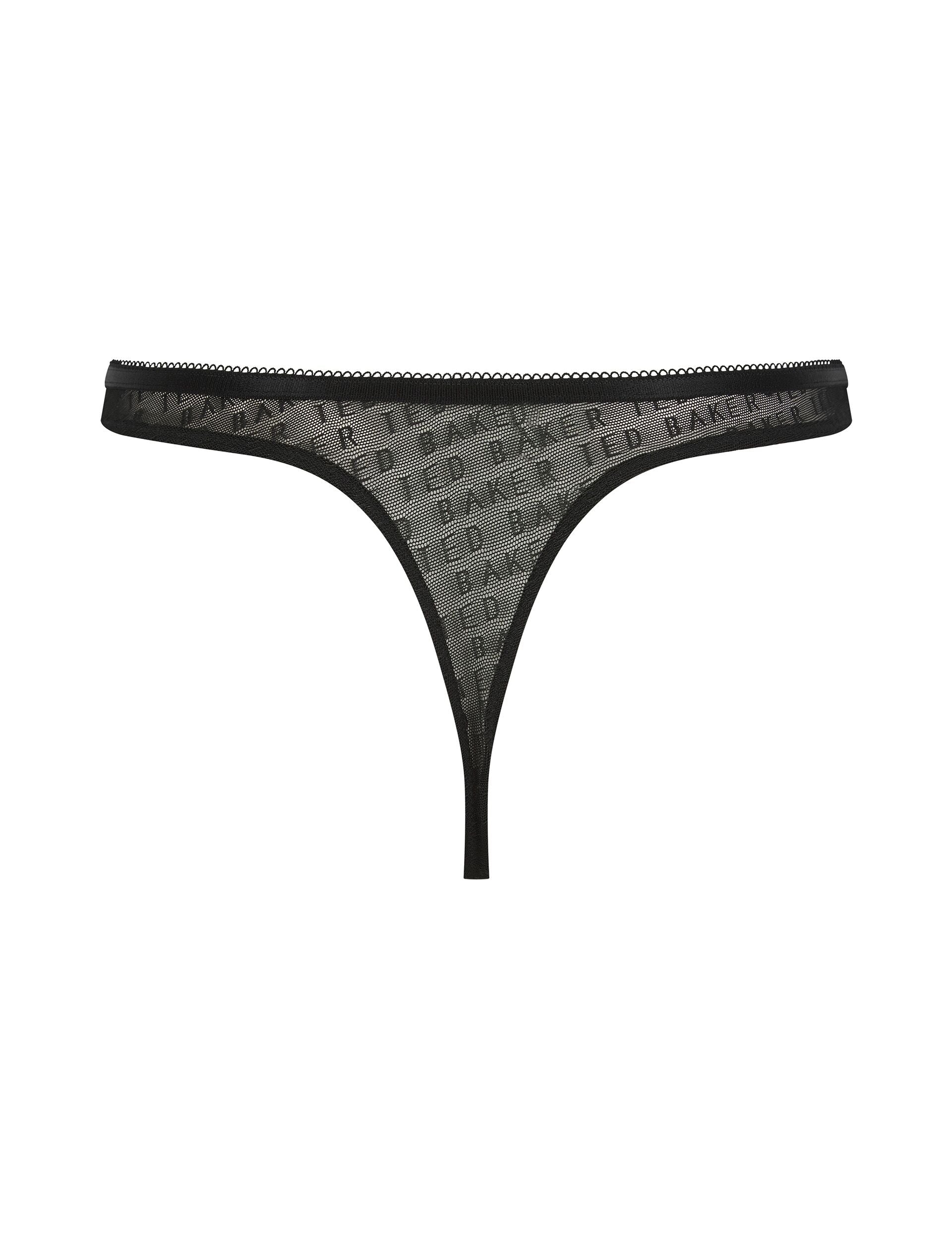 Ted Baker Irene Sheer Branded Mesh Thong Women's