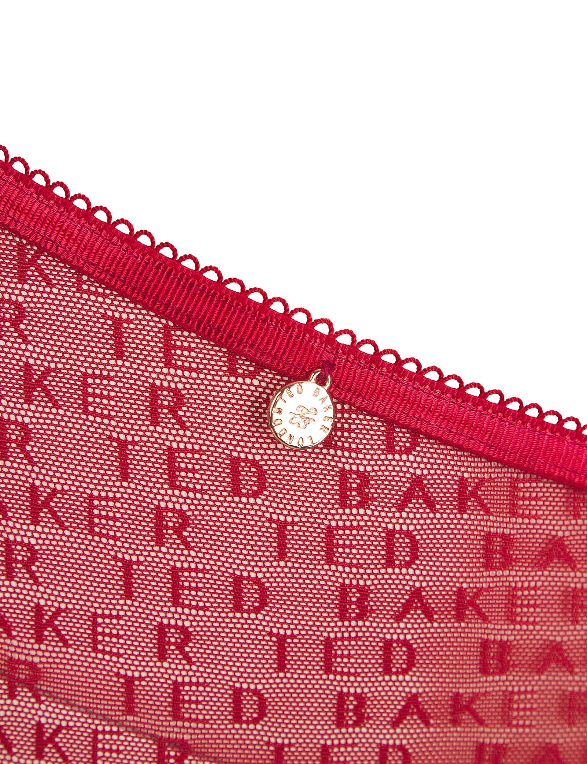 Ted Baker Irene Sheer Branded Mesh Thong Women's