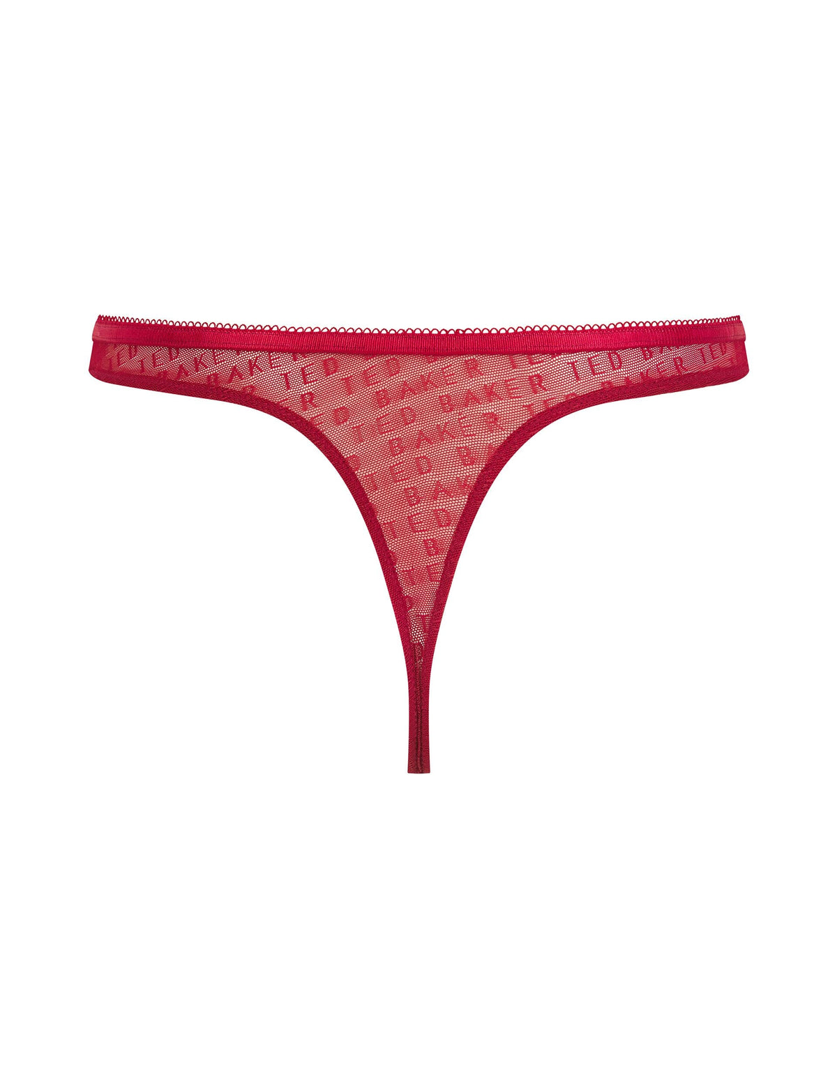 Ted Baker Irene Sheer Branded Mesh Thong Women's