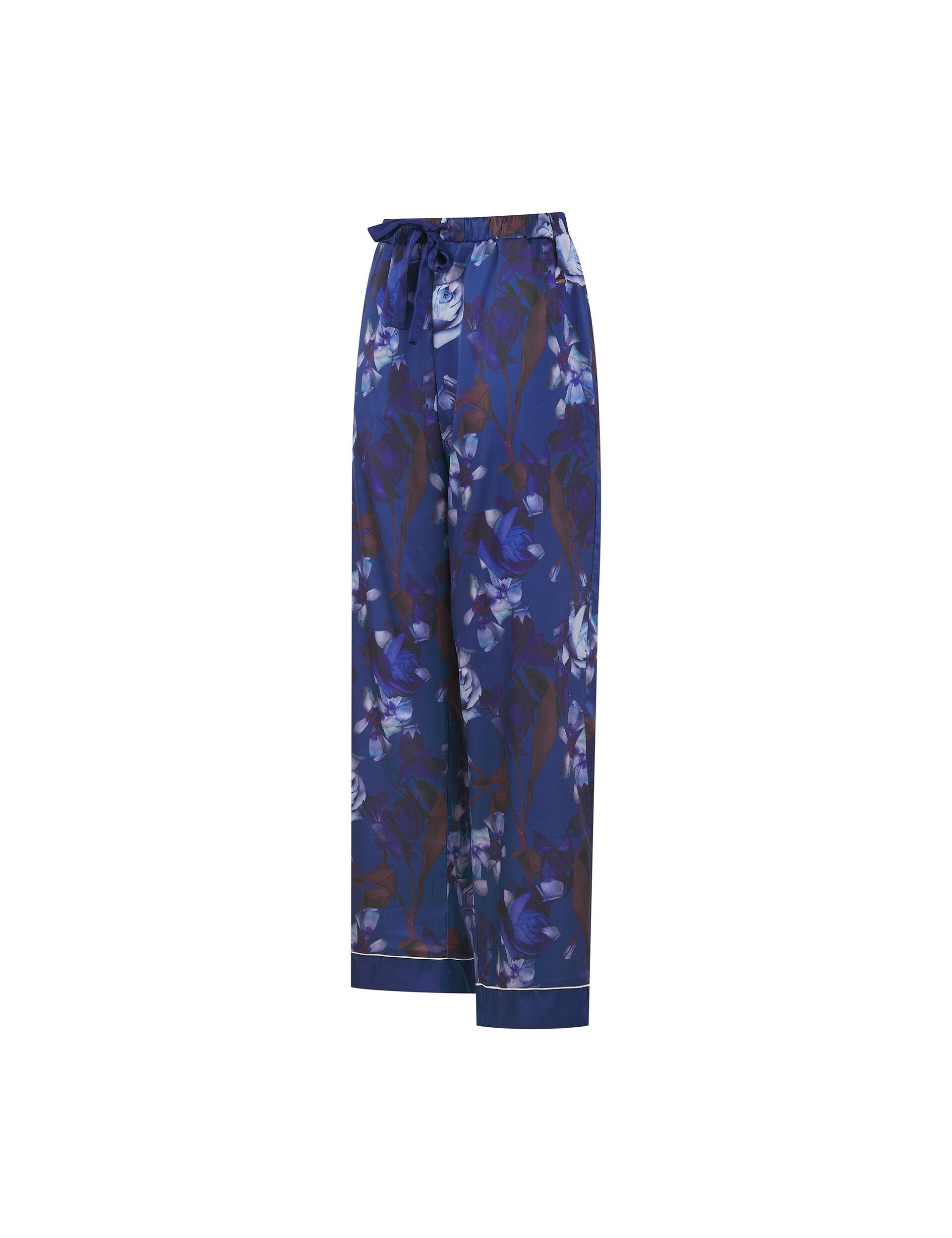Ted Baker Isla Floral Print Satin Long Pyjama Set Women's