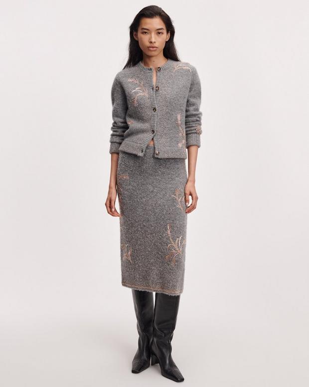 Rag & Bone Iris Beaded Skirt
