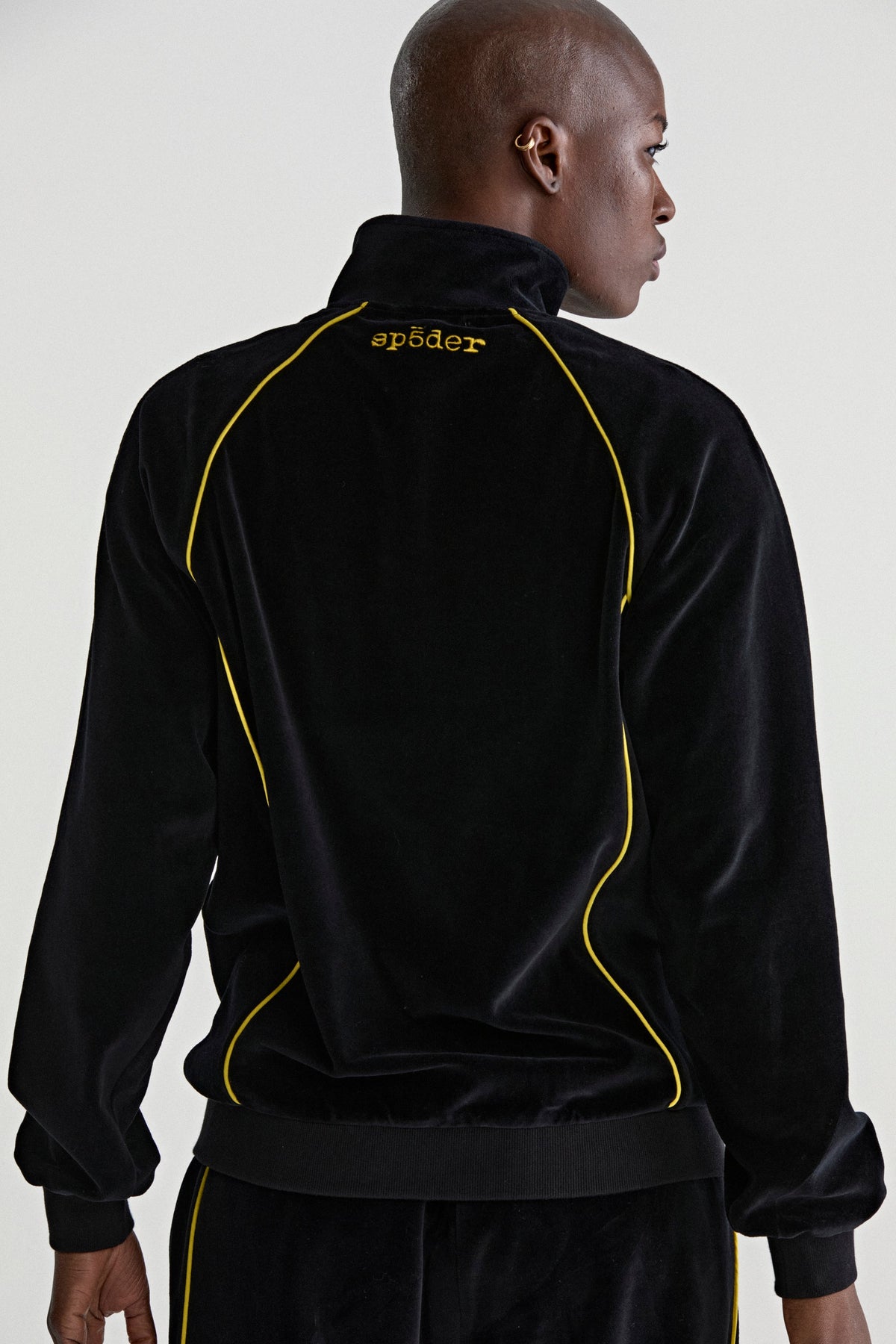 Sp5der Outline Velour Track Jacket