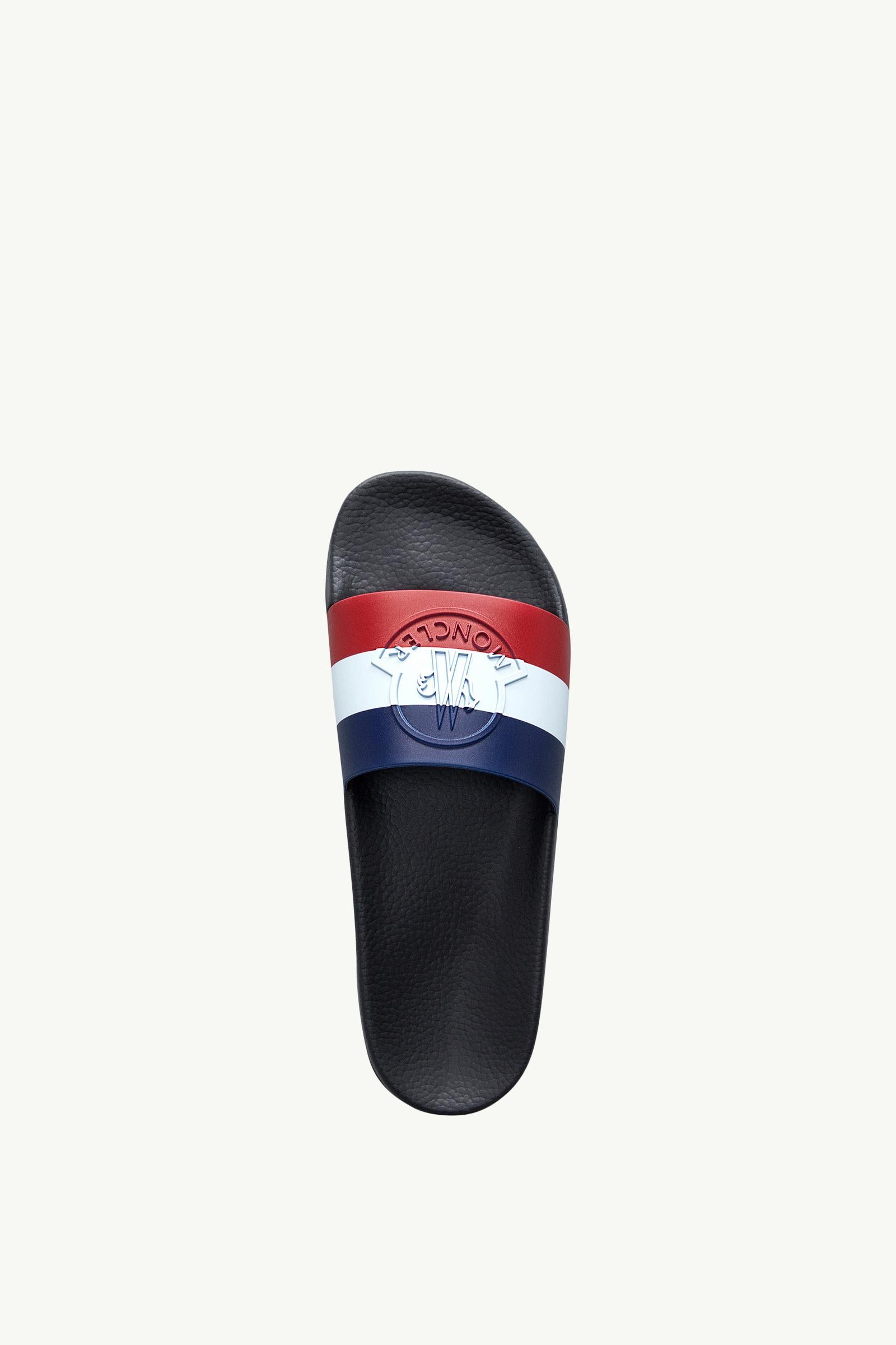 Moncler Basile Rubber Slides Black