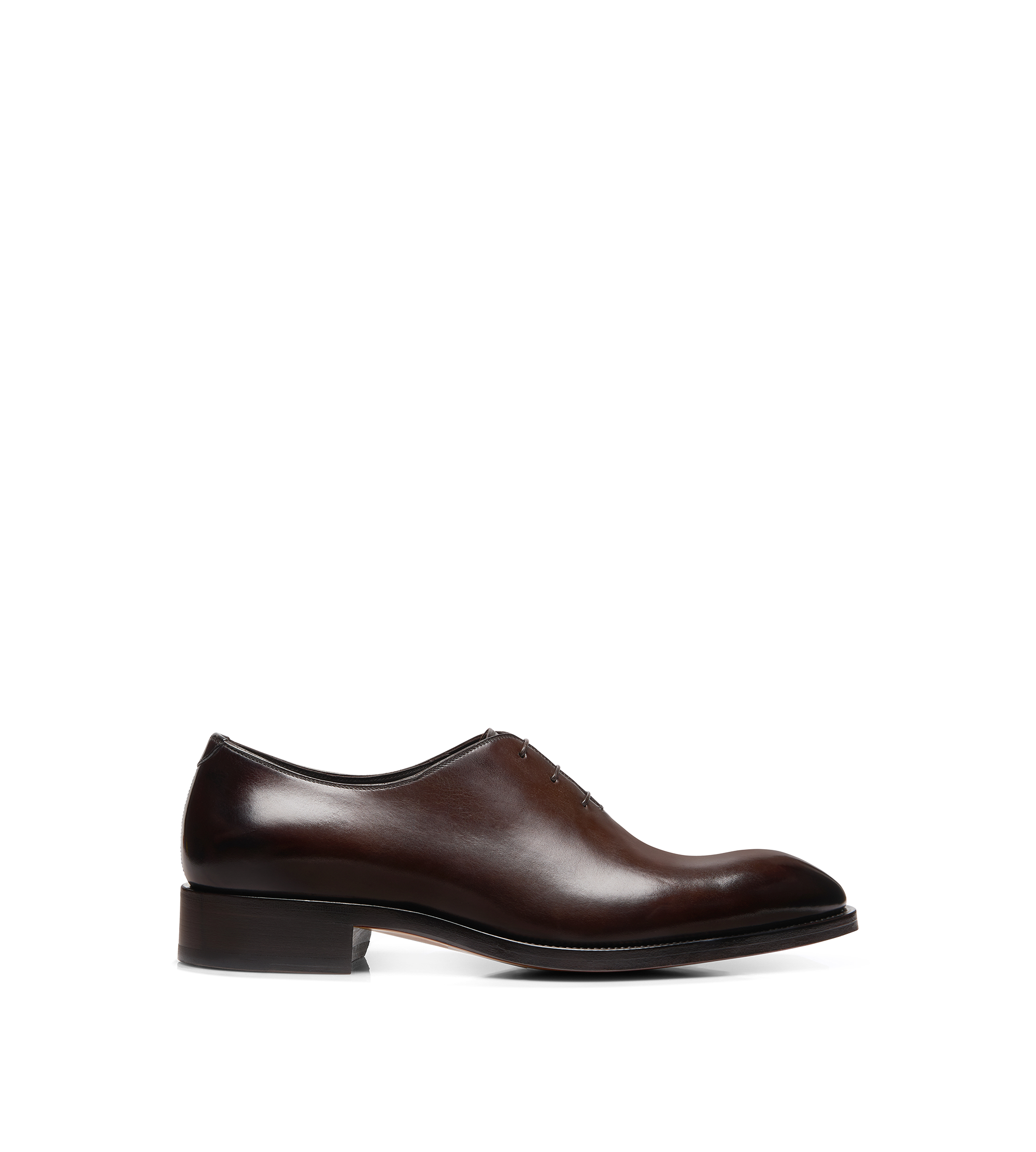 Tom Ford Burnished Leather Whole Cut Lace Up