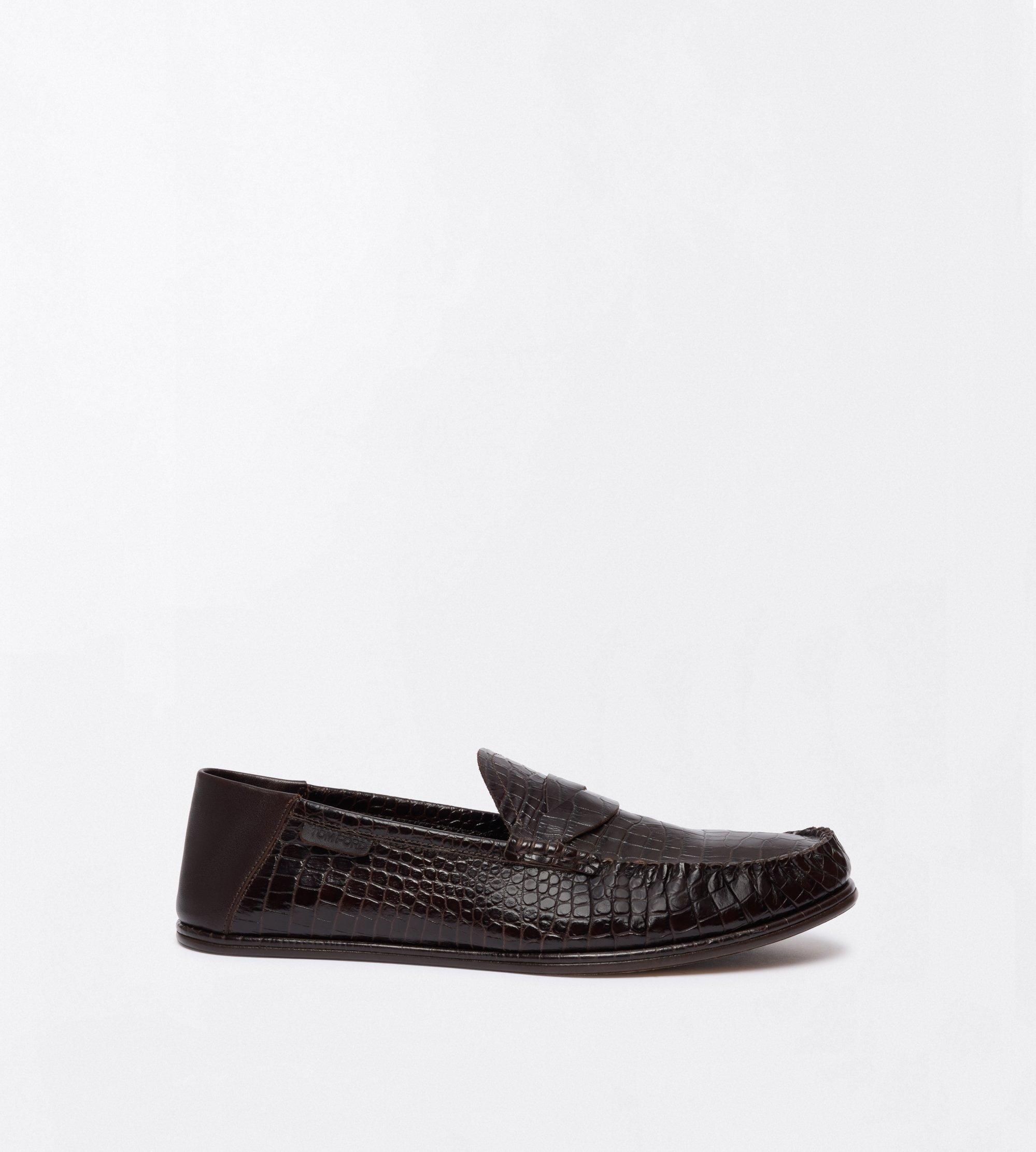 Tom Ford Soft Printed Alligator Sebastian Loafer
