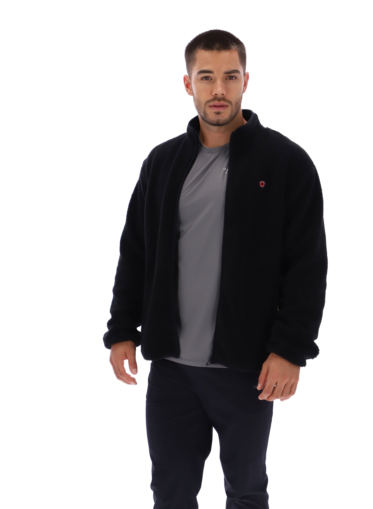 Ted Baker Jay Borg Fleece Zipup Track Jacket