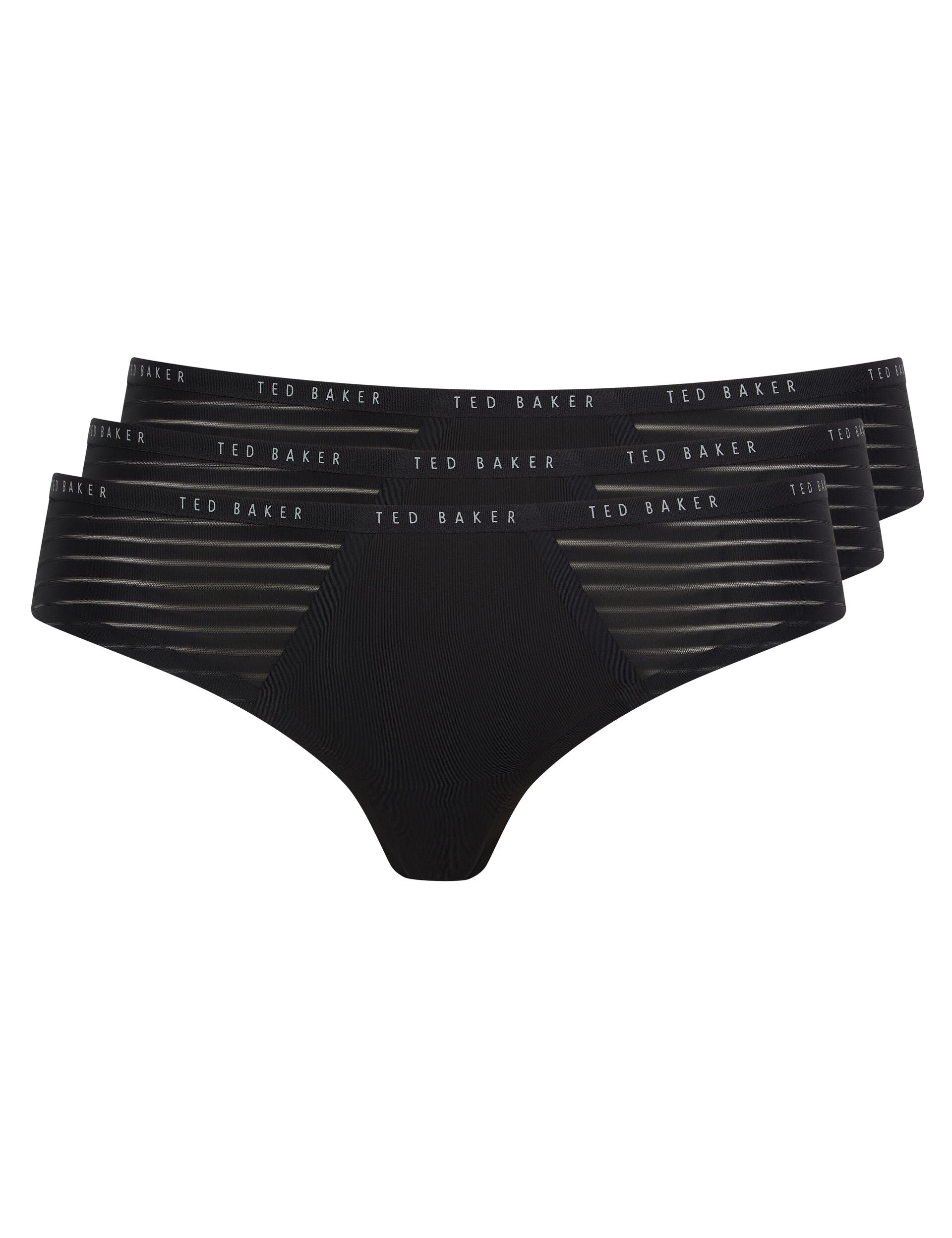 Ted Baker Jessie 3Pack Striped Mesh Noshow Briefs Women's