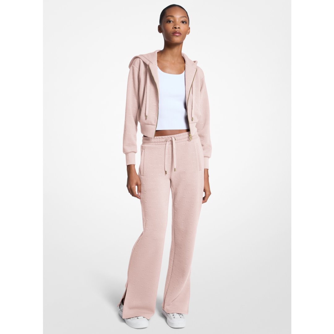 Michael Kors Logo Jacquard Knit Pants POWDER BLUSH