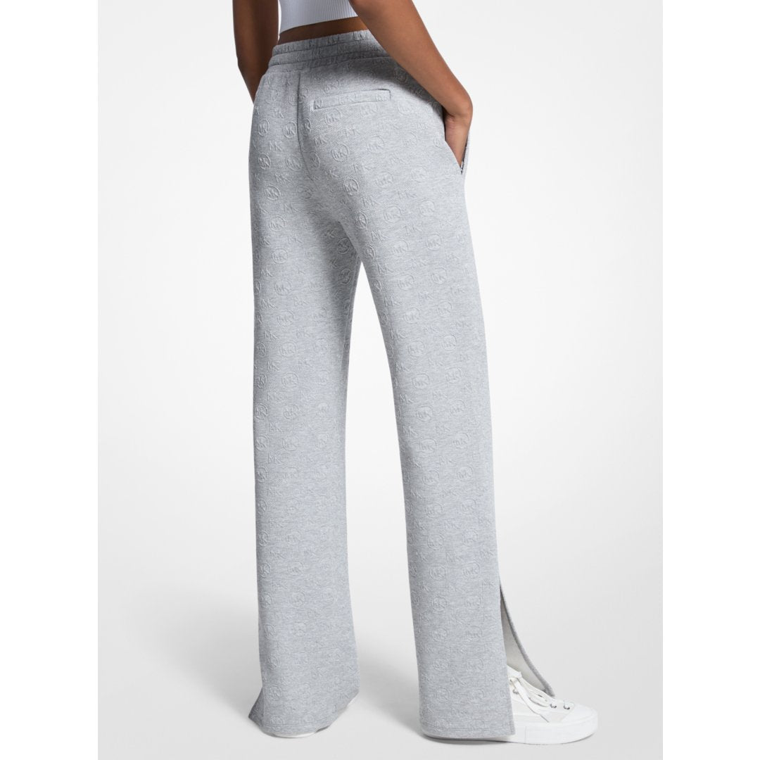 Michael Kors Logo Jacquard Track Pants PEARL GREY