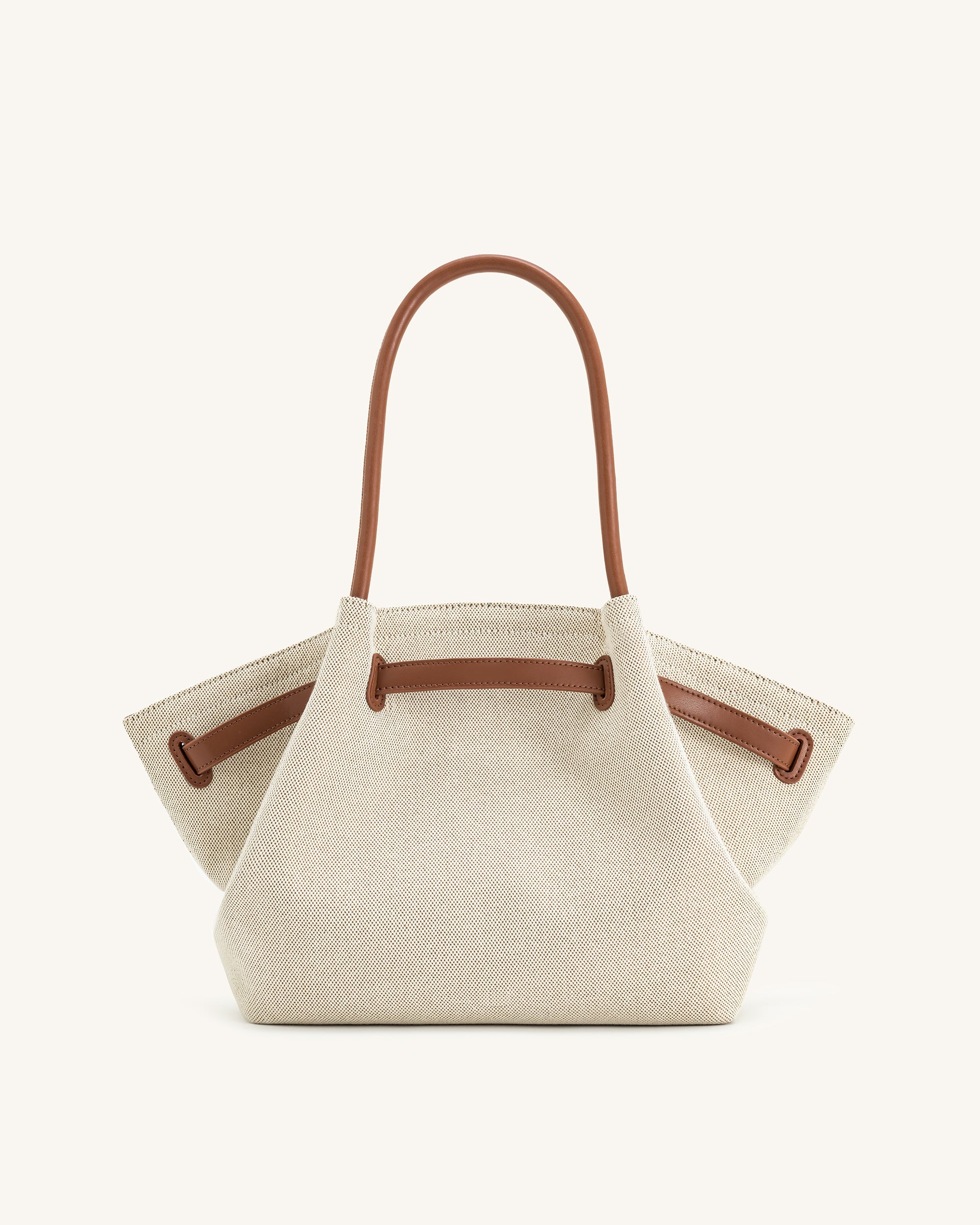 Jw Pei Hana Medium Tote Bag Brown Canvas