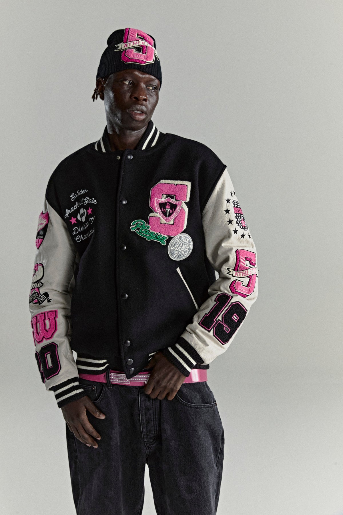 Sp5der Division 5 Varsity Jacket