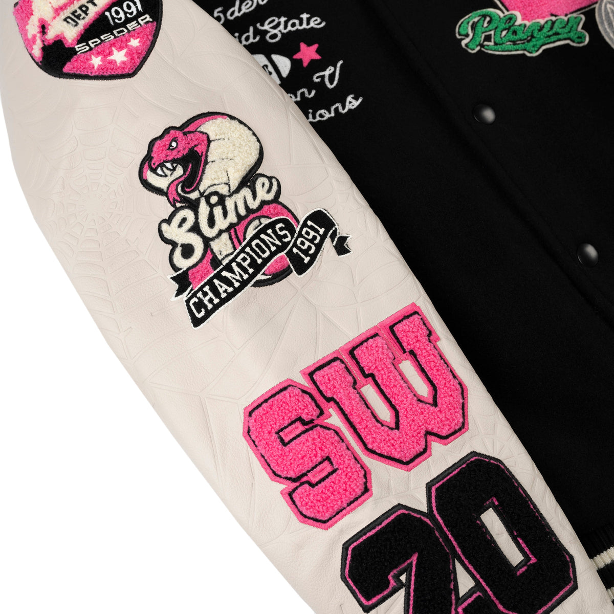 Sp5der Division 5 Varsity Jacket
