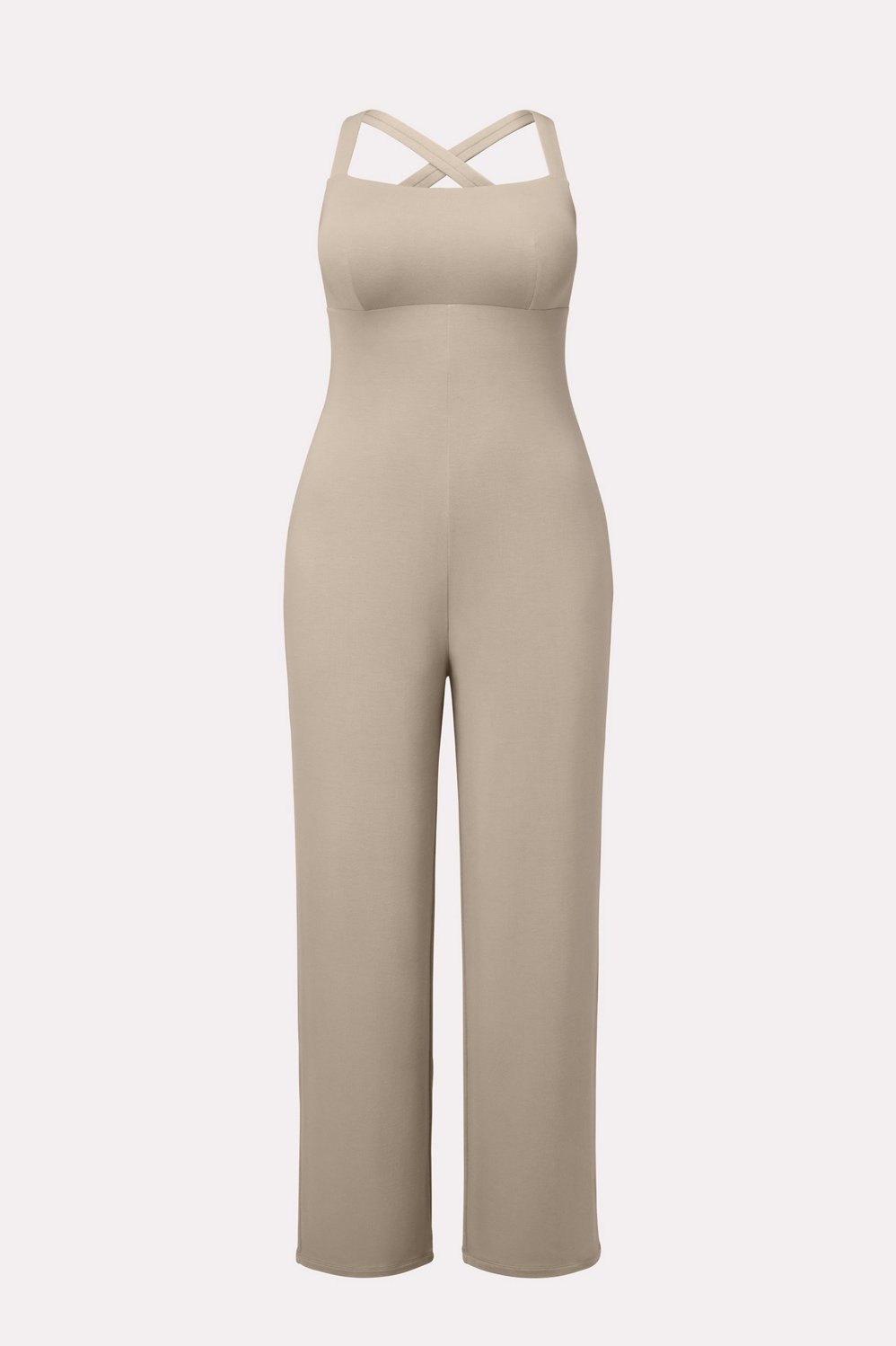 Fabletics Smooth As Hell Criss Cross Back Jumpsuit