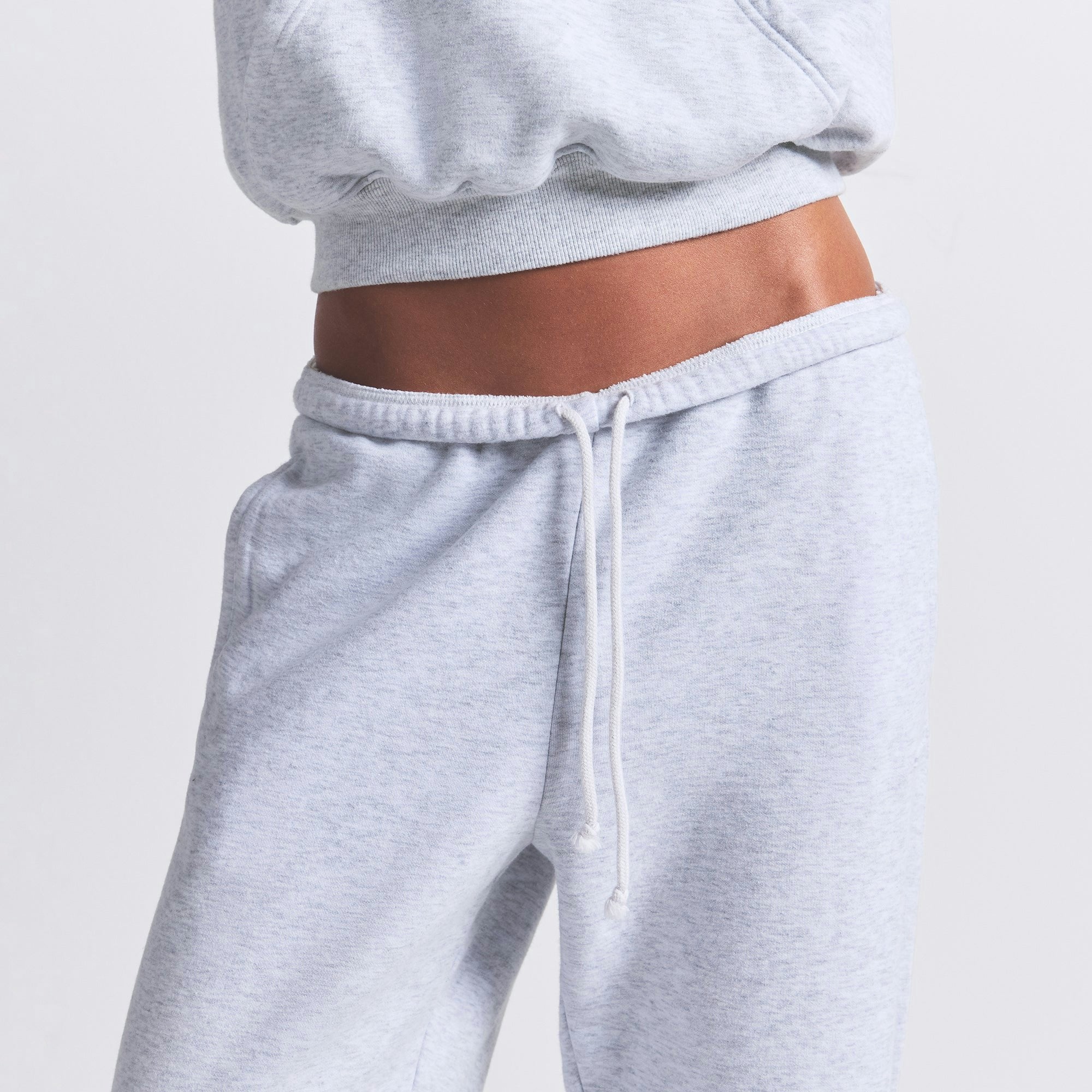 Skims Cotton Fleece Classic Jogger Light Heather Grey