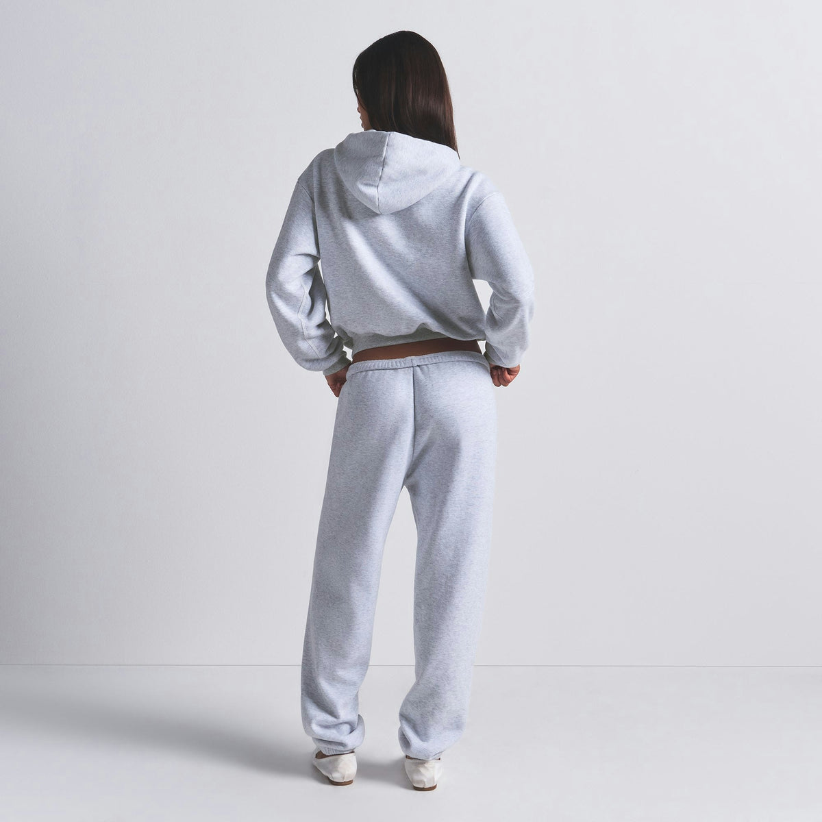 Skims Cotton Fleece Classic Jogger Light Heather Grey