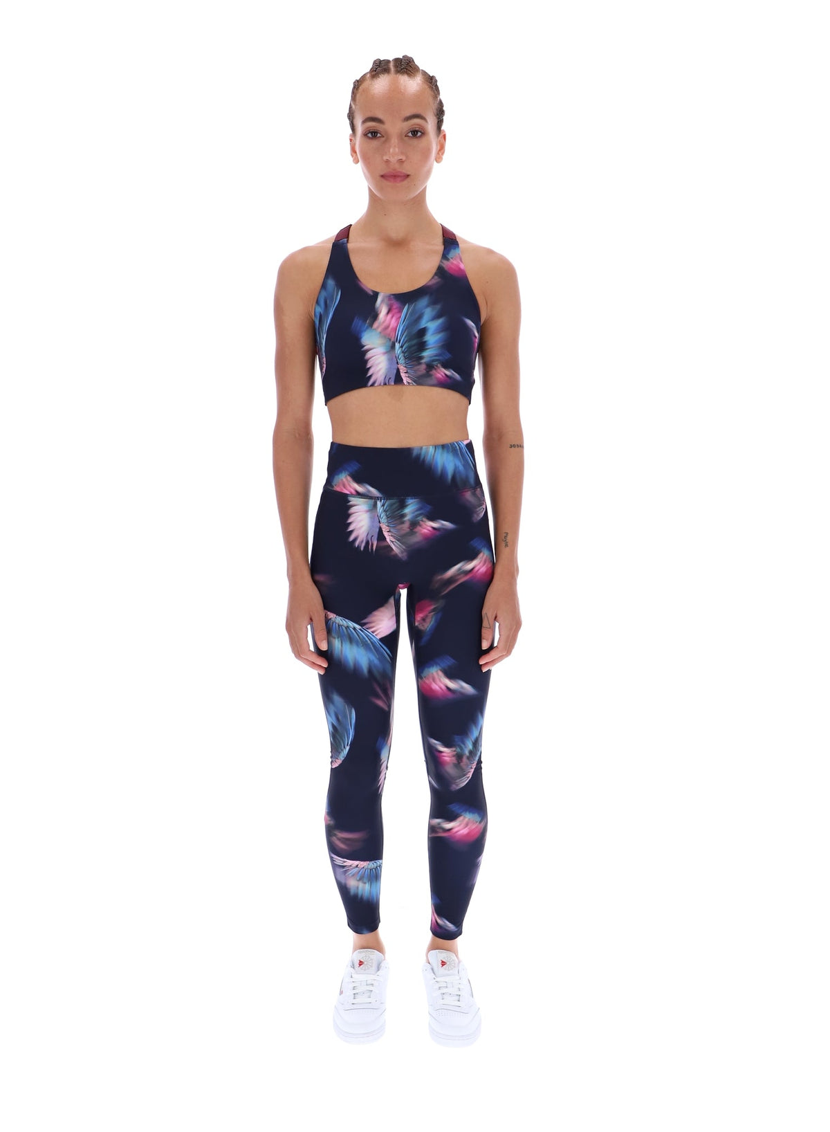 Ted Baker Jodie Printed High Impact Racer Sports Bra Women's
