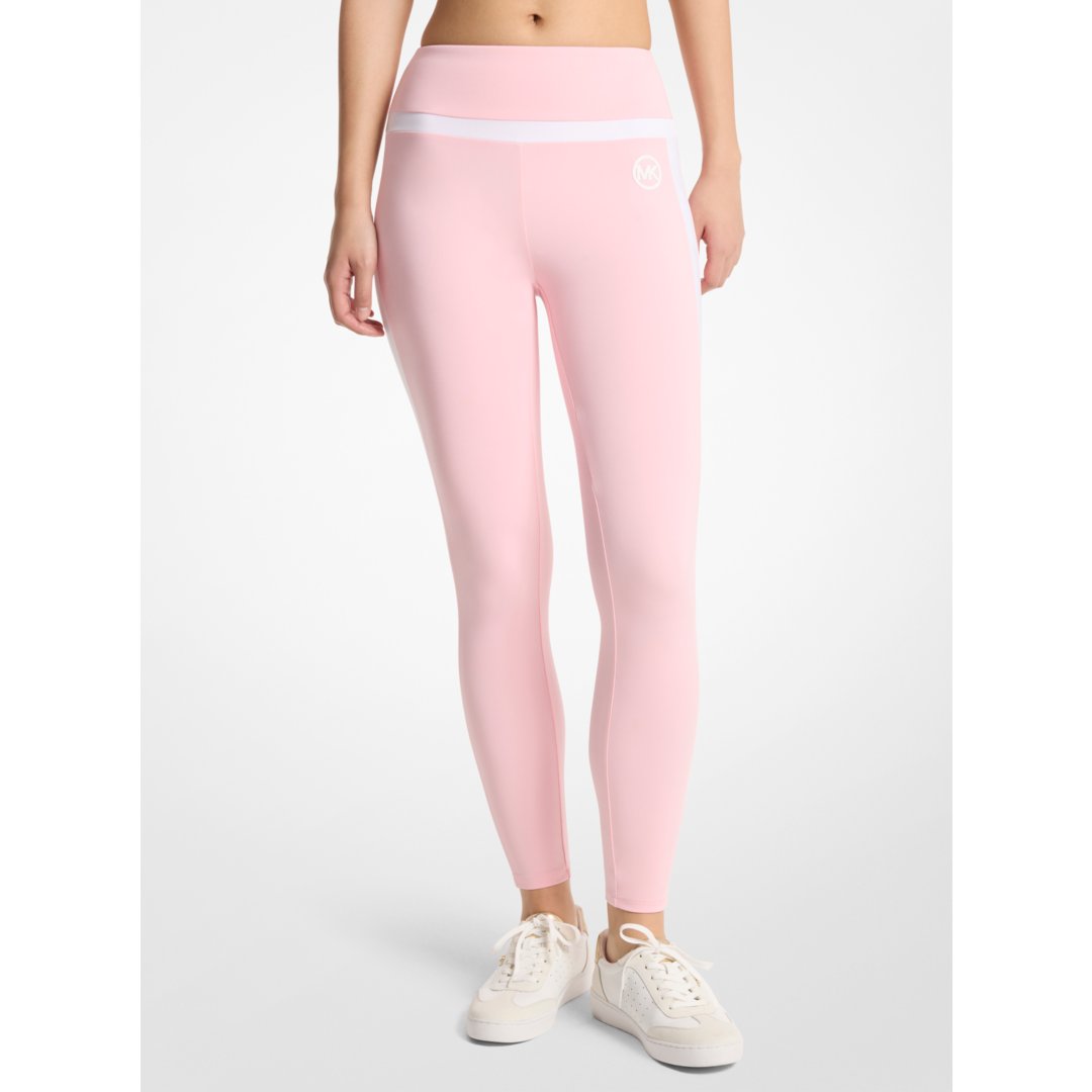 Michael Kors Stretch Knit High-Waisted Leggings CARNATION