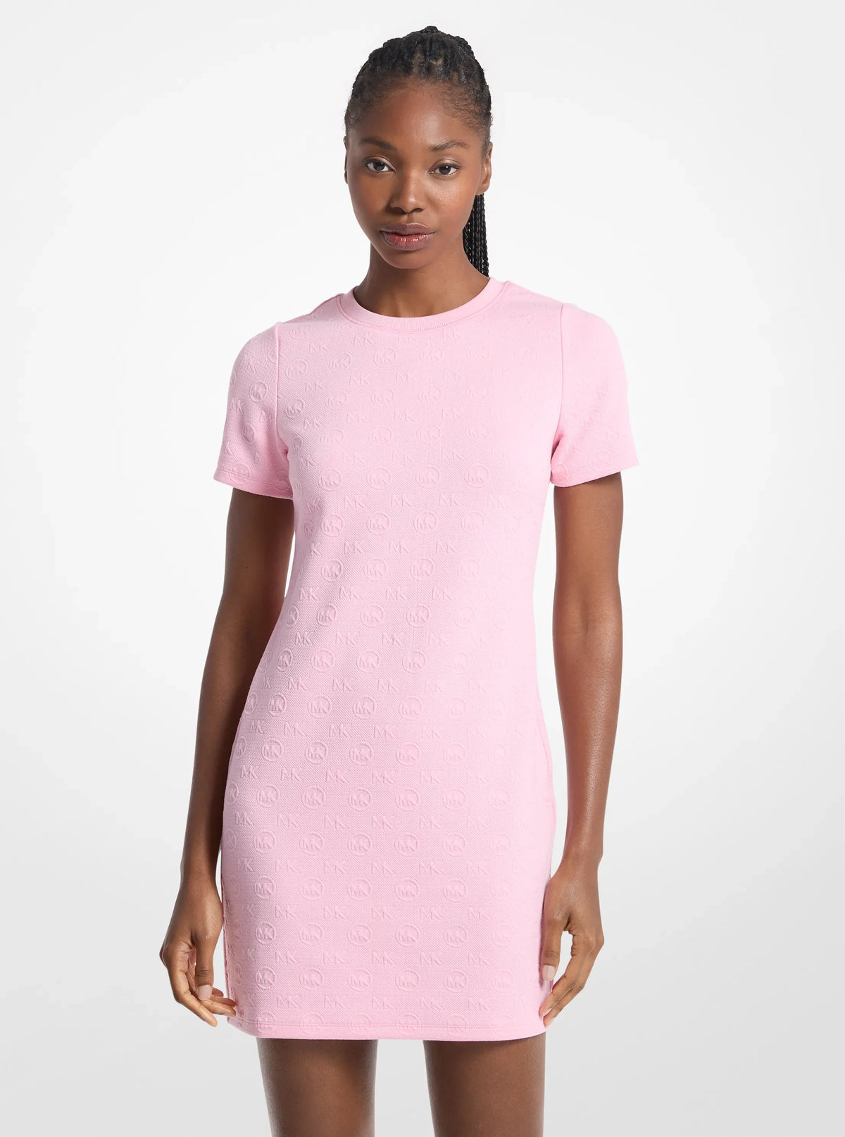Michael Kors Logo Jacquard Dress CARNATION