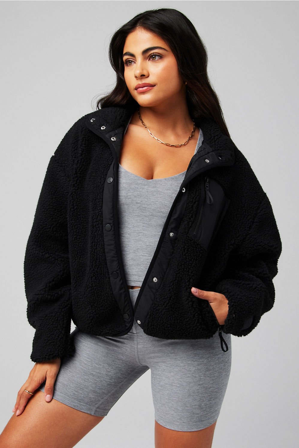Fabletics Tahoe Teddy Jacket
