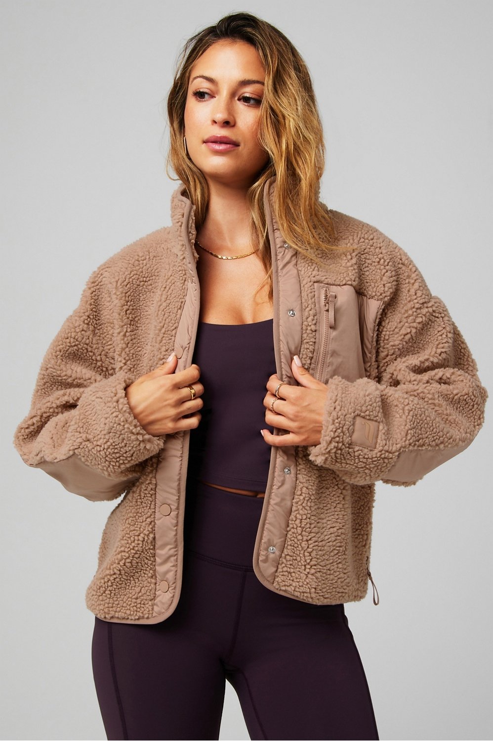 Fabletics Tahoe Teddy Jacket