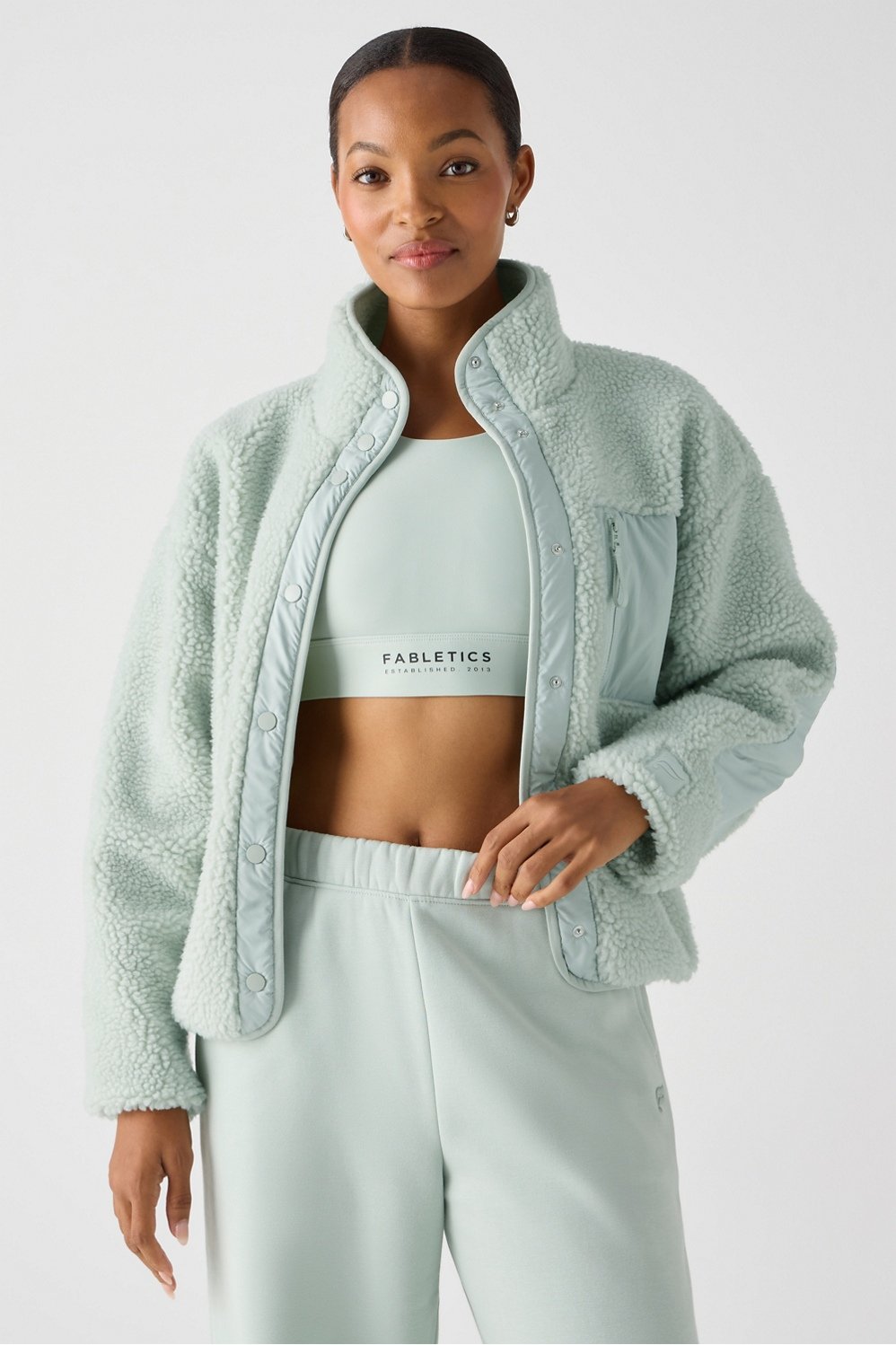 Fabletics Tahoe Teddy Jacket