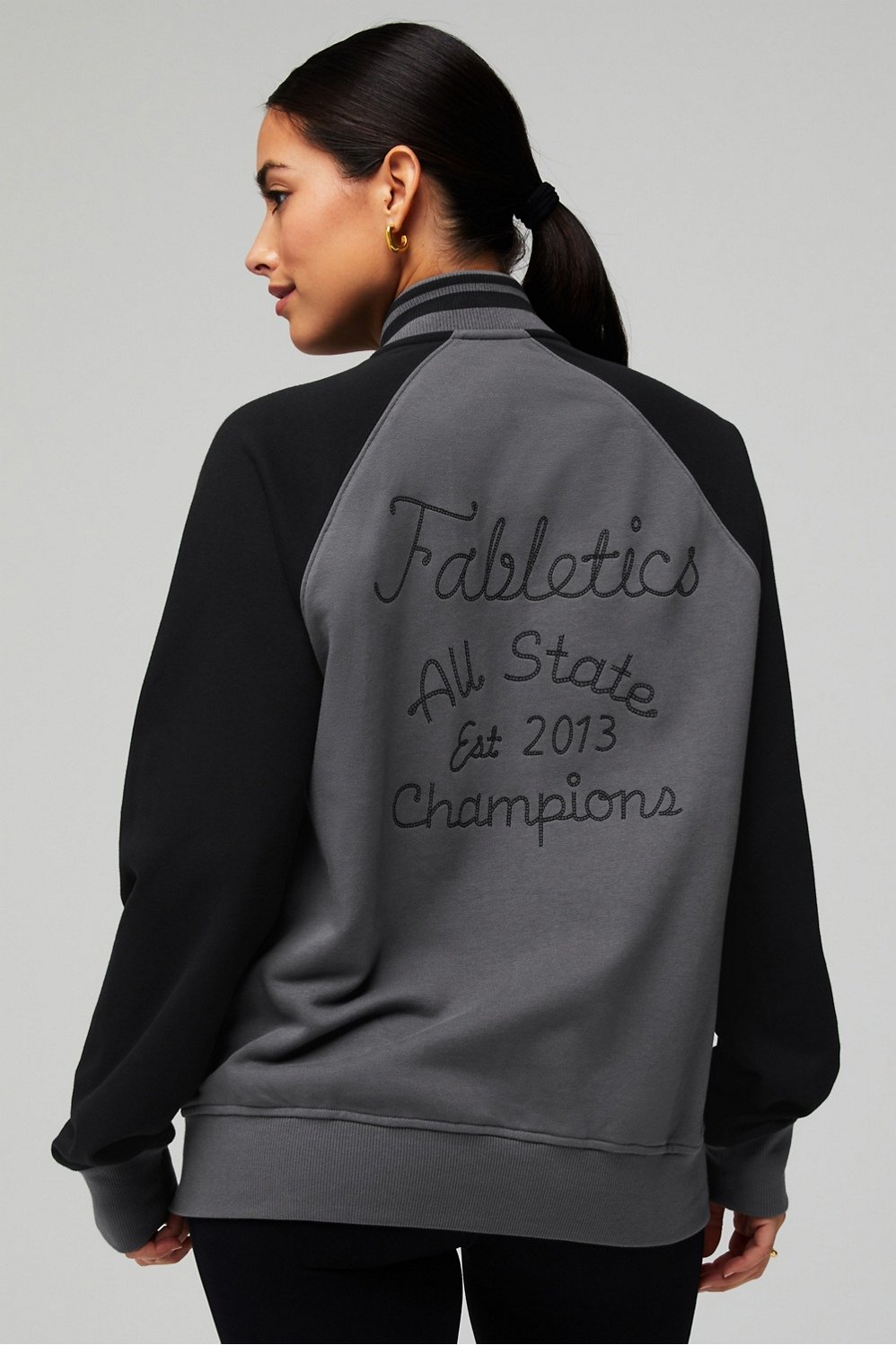 Fabletics The Year Round Terry Team Jacket