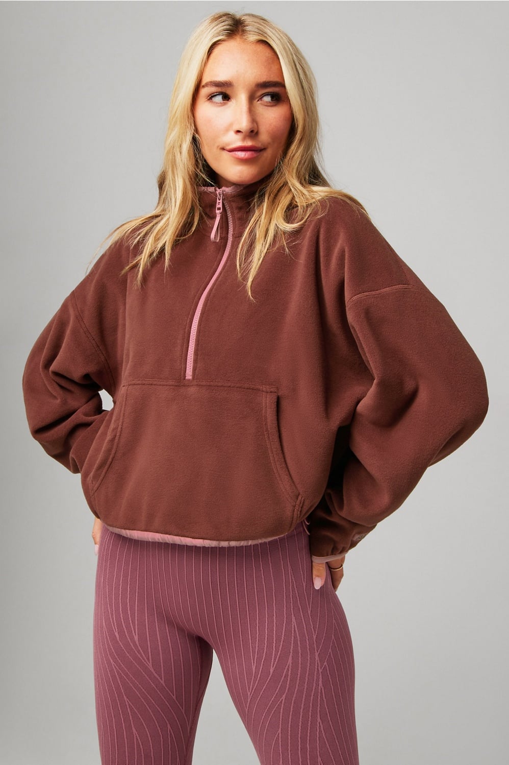 Fabletics No Chill Fleece Half-Zip
