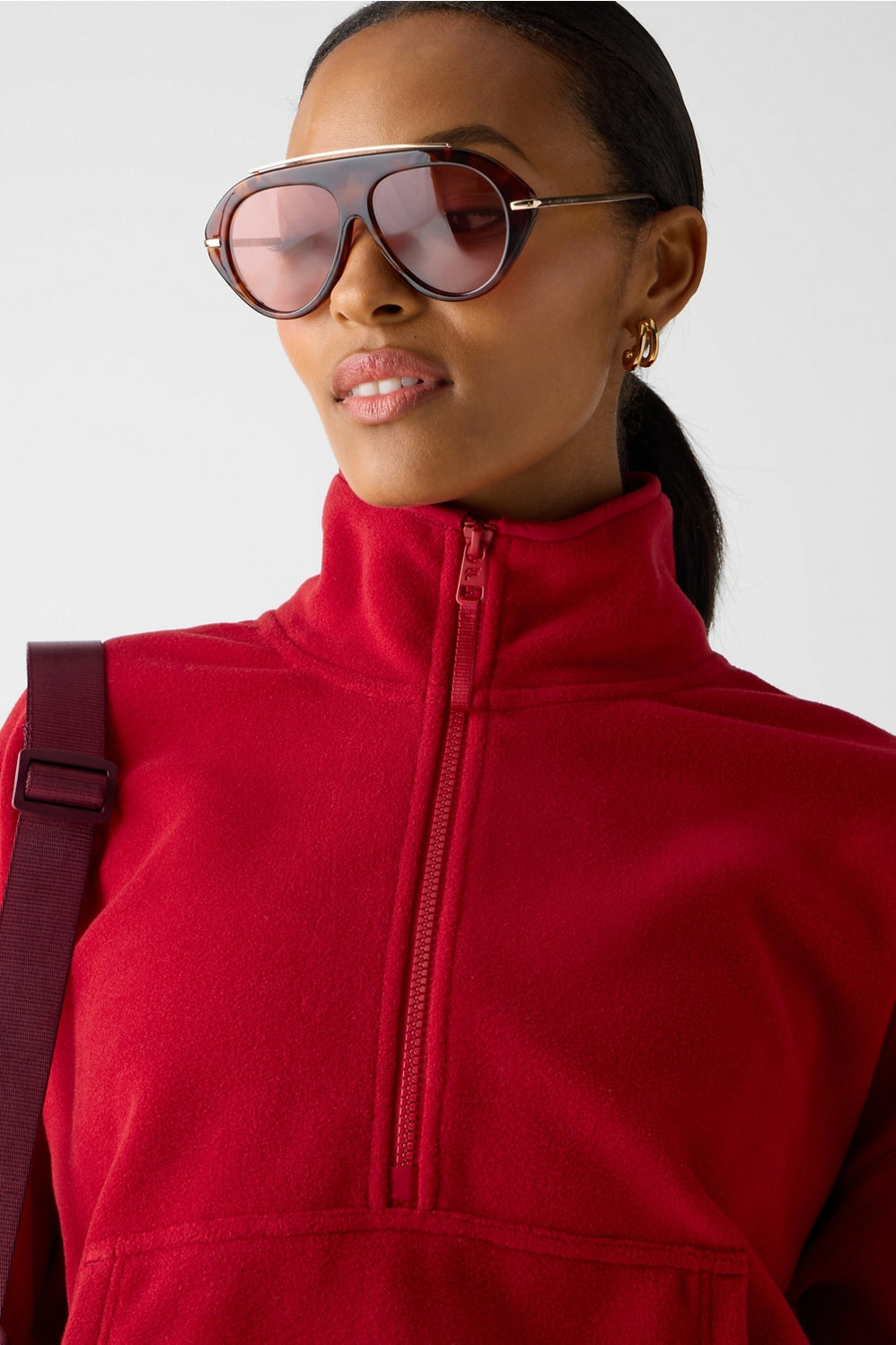 Fabletics No Chill Fleece Half-Zip