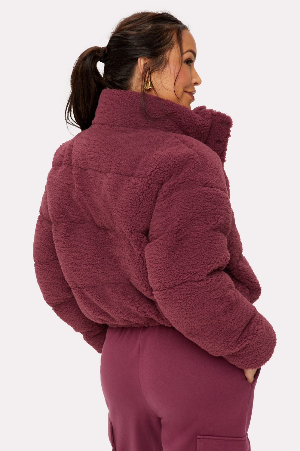 Fabletics Teddy Puffer Jacket