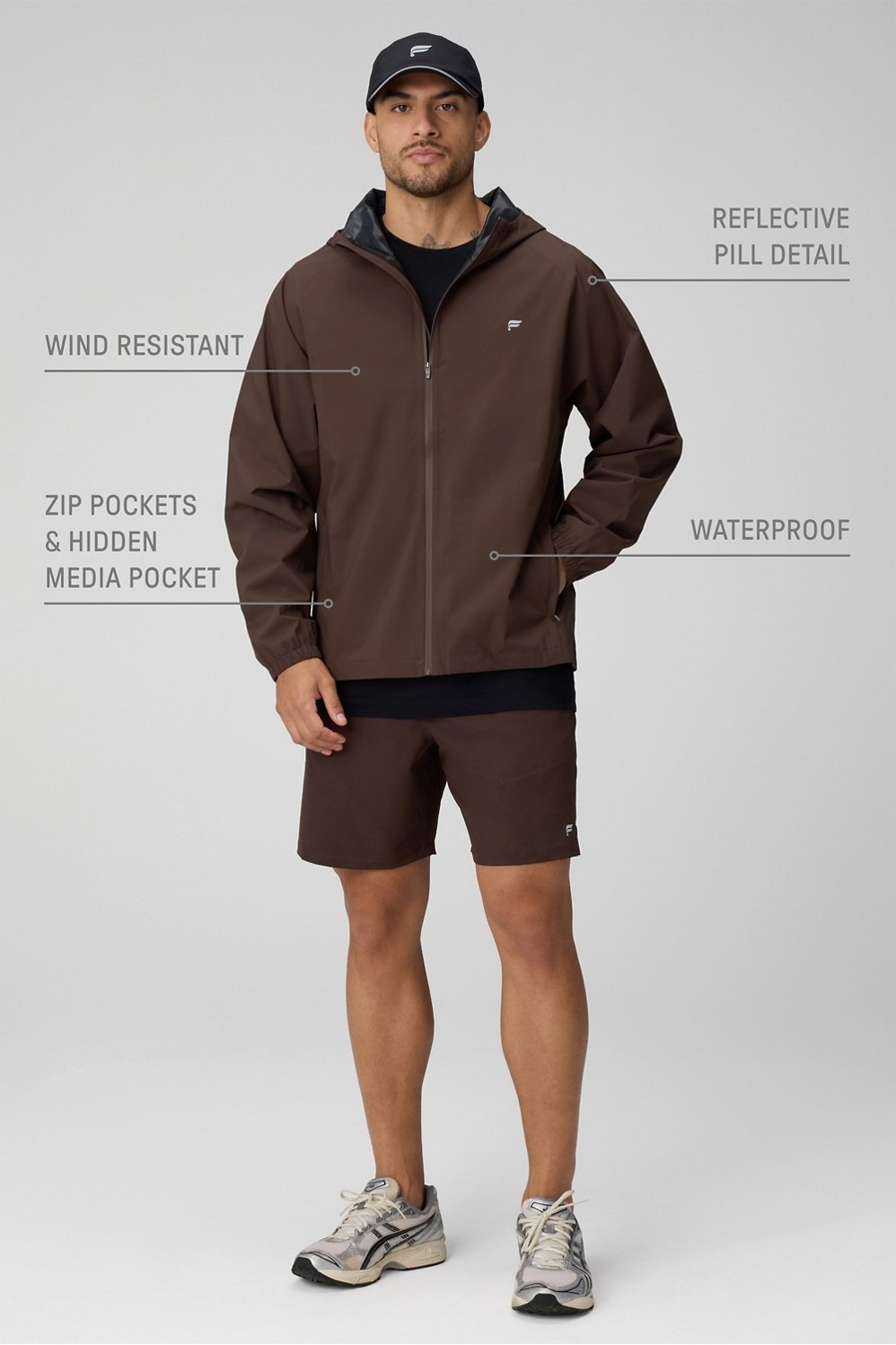 Fabletics The Waterproof Rain Jacket