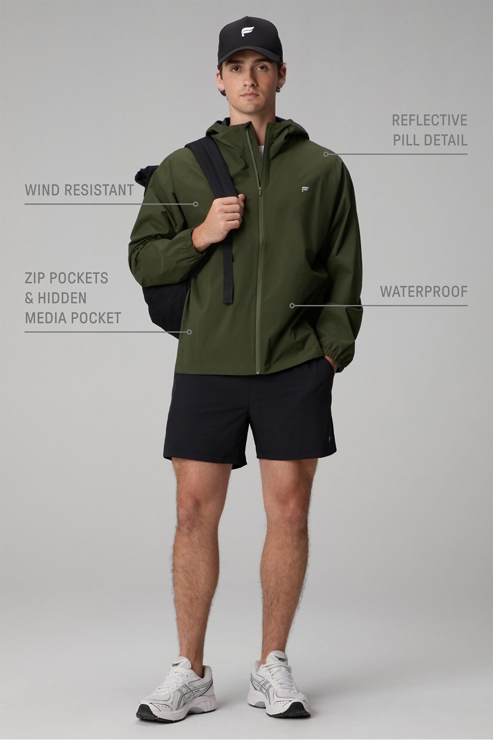 Fabletics The Waterproof Rain Jacket