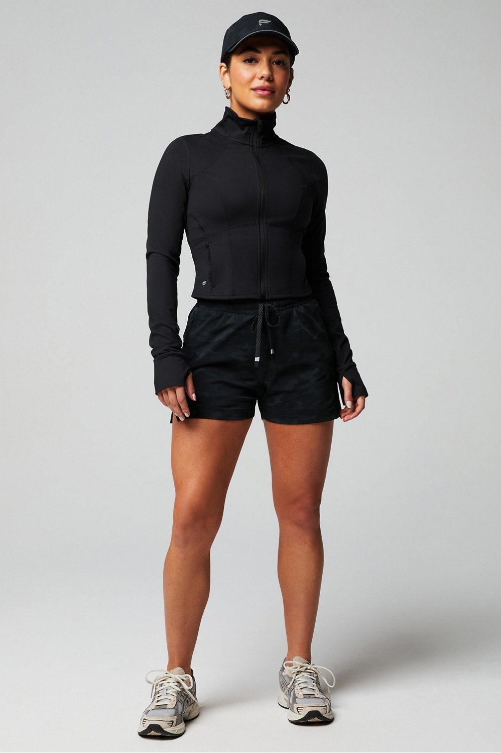 Fabletics Perfect Storm Cropped Train Jacket
