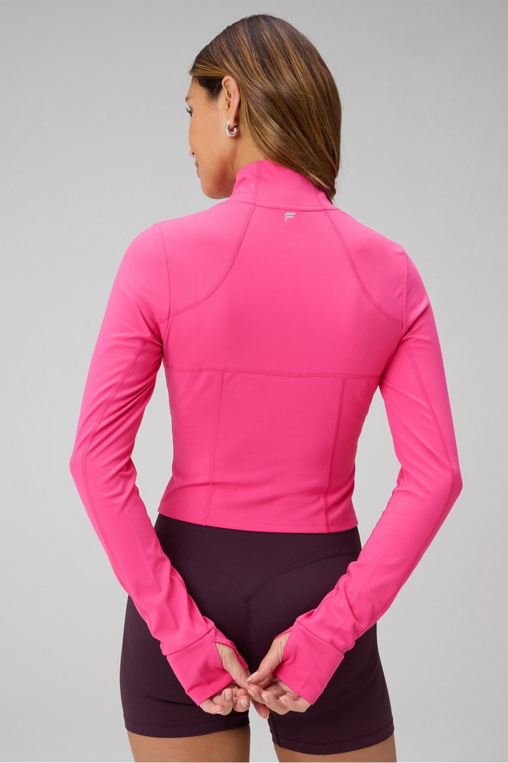Fabletics Perfect Storm Cropped Train Jacket