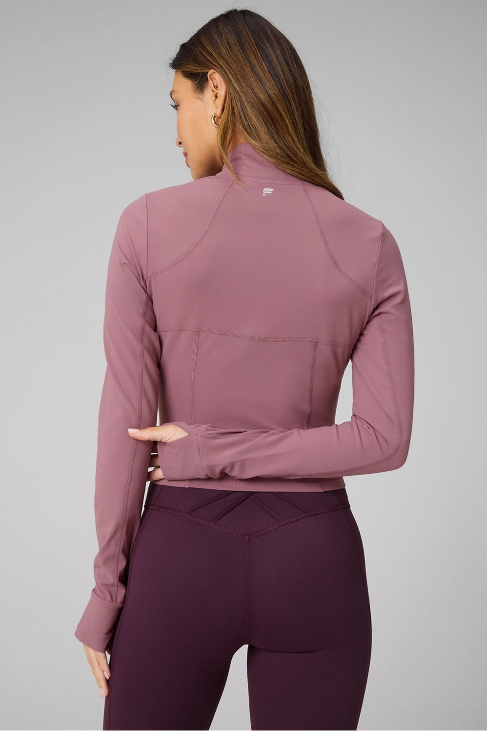 Fabletics Perfect Storm Cropped Train Jacket