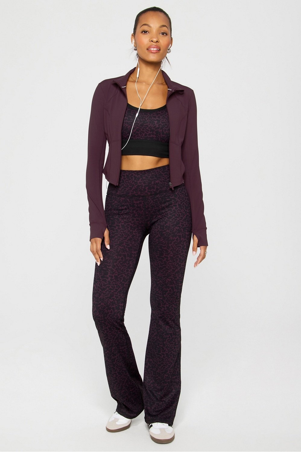 Fabletics Perfect Storm Cropped Train Jacket