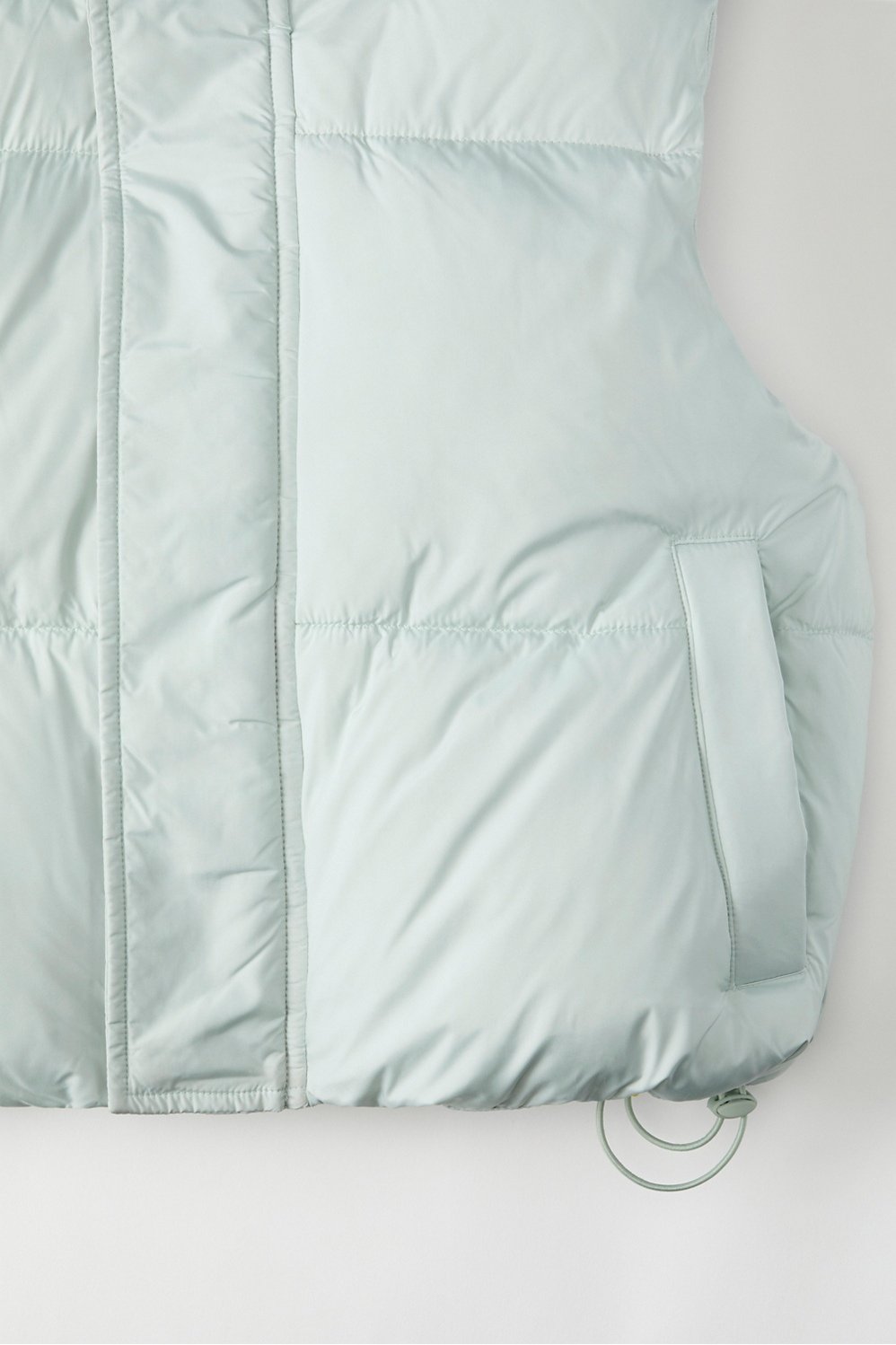 Fabletics Essential Cropped Hooded Puffer Vest