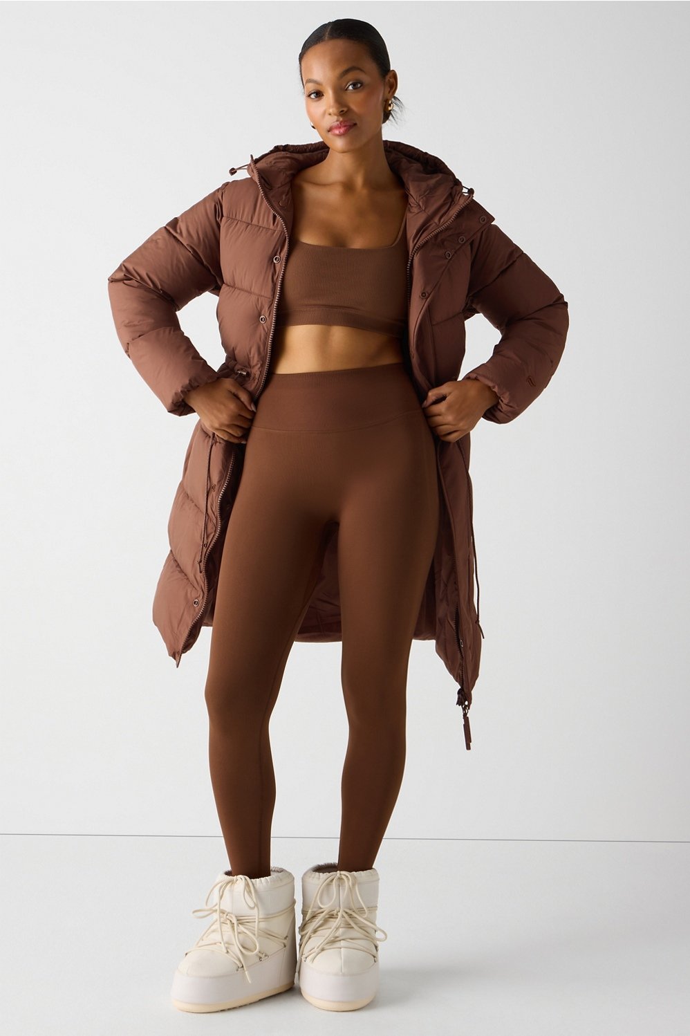 Fabletics Essential Long Puffer