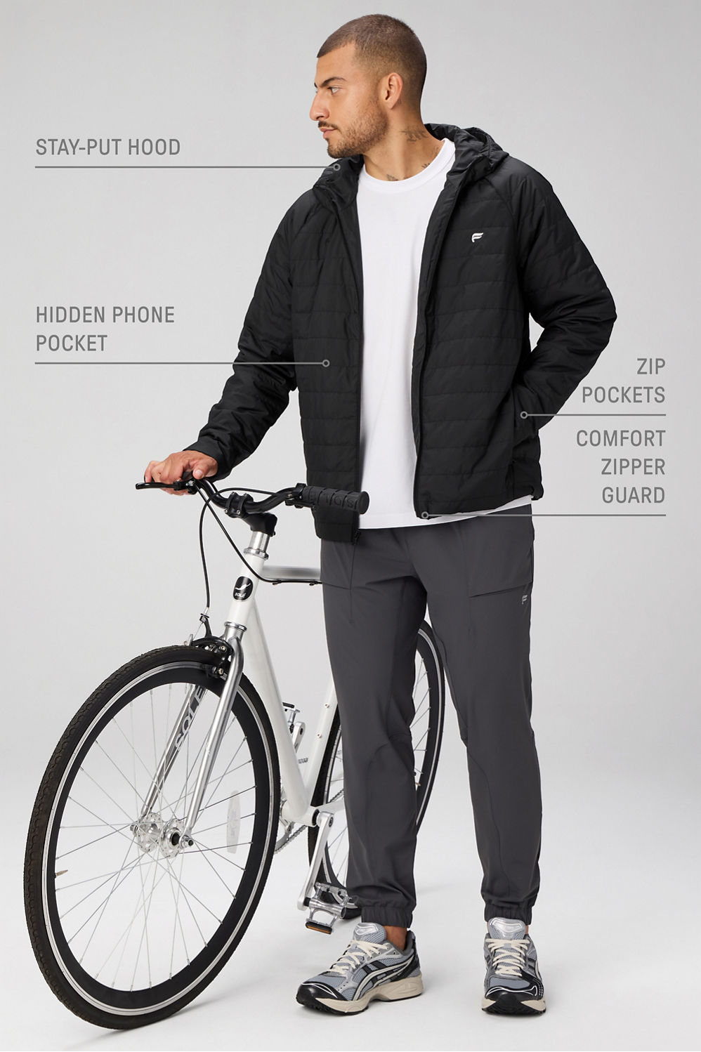 Fabletics The Commuter Light Fill Jacket