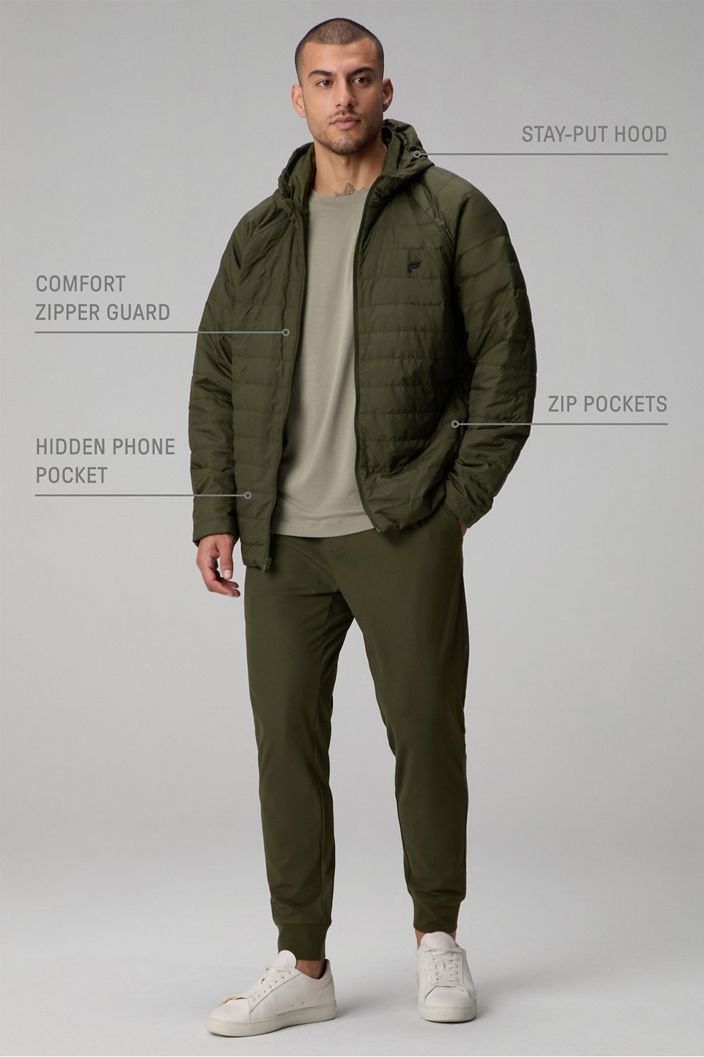 Fabletics The Commuter Light Fill Jacket