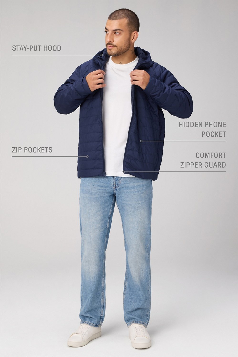 Fabletics The Commuter Light Fill Jacket